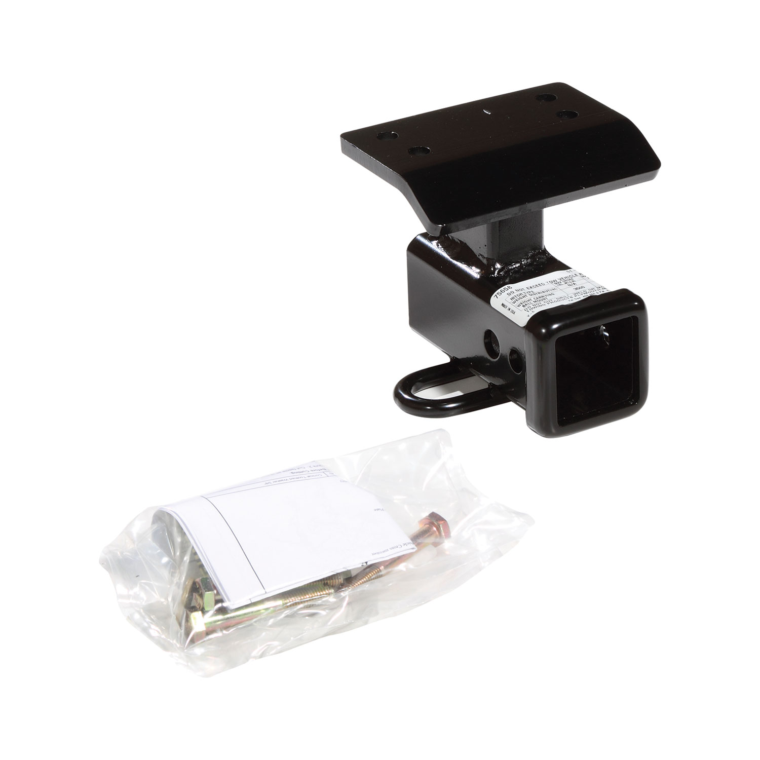 Draw-tite Class 3 Trailer Hitch, 2" Square Receiver, Black for Select Volkswagen Tiguan 75658 thumbnail 0