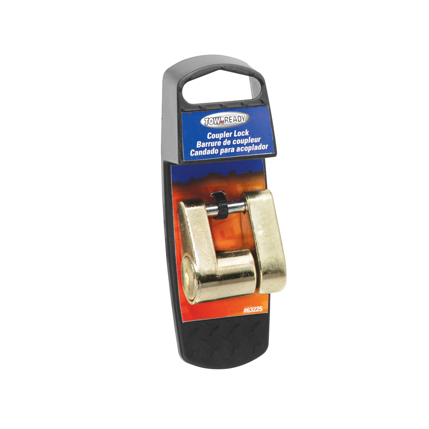 Draw-tite Trailer Coupler Lock, Brass thumbnail 1