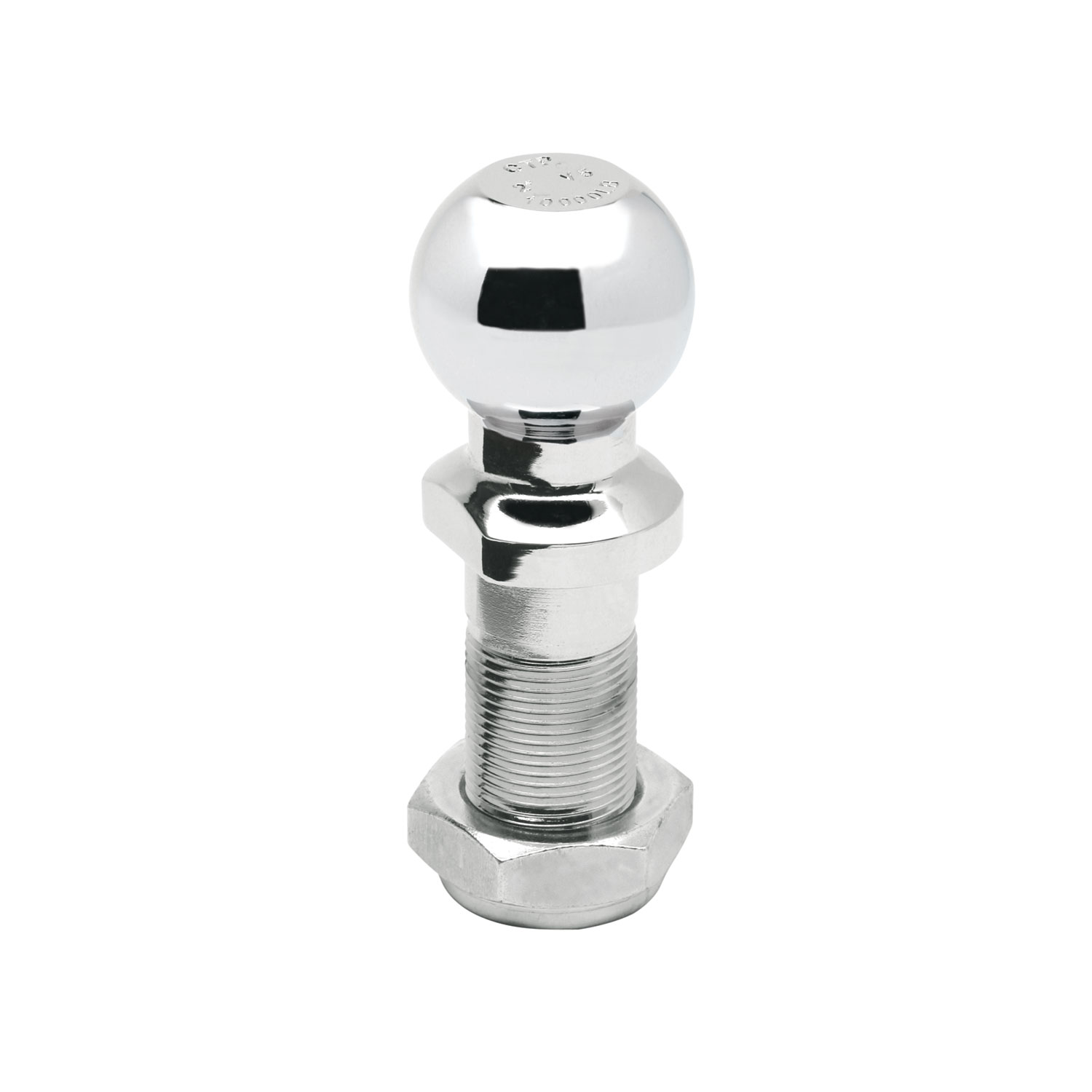 Draw-tite Replacement Part, Pintle Hook Hitch Ball, 2 in. Ball, Chrome DT63018 thumbnail 0