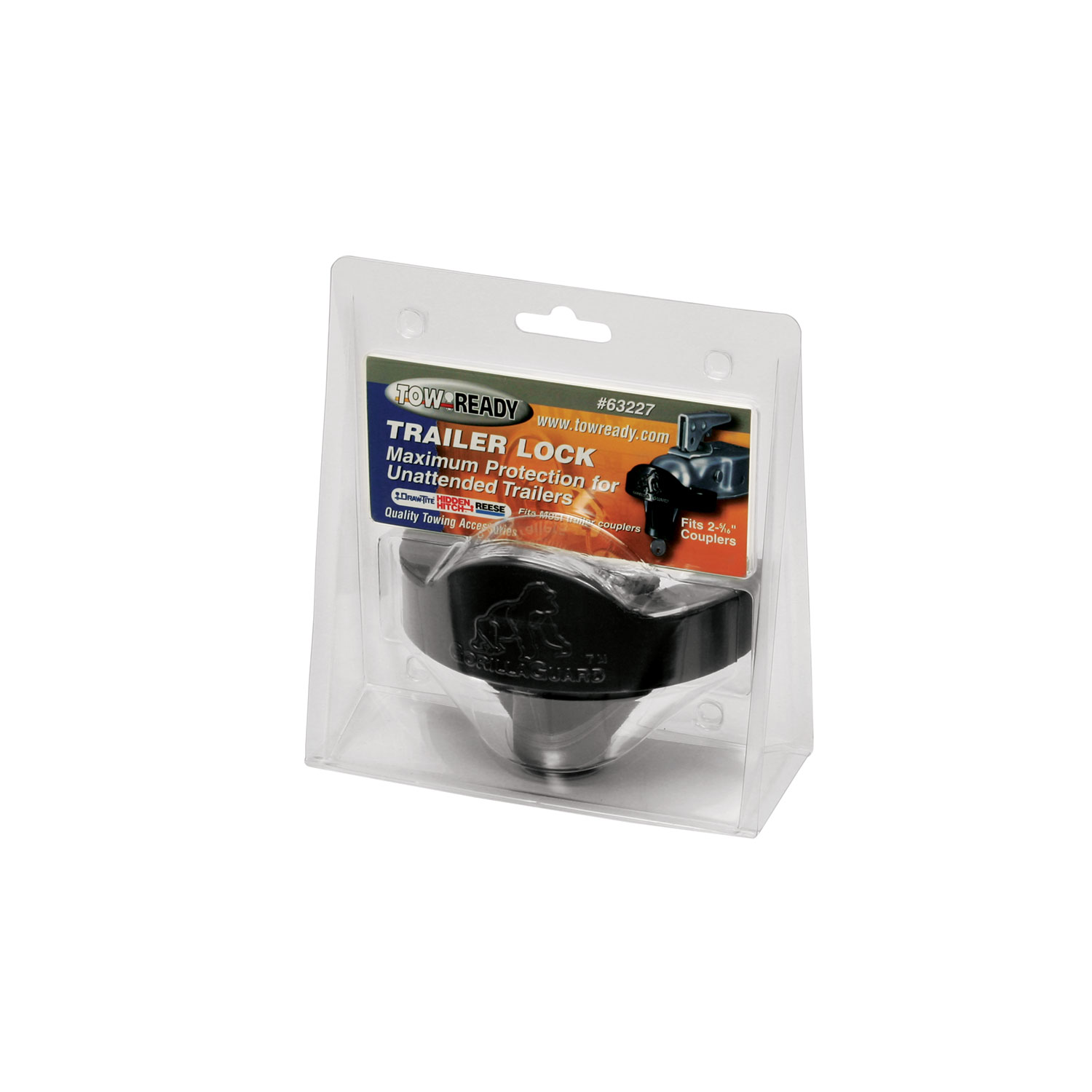 Draw-tite Trailer Coupler Lock, Fits 2-5/16 in. Coupler, Gorilla Guard thumbnail 1