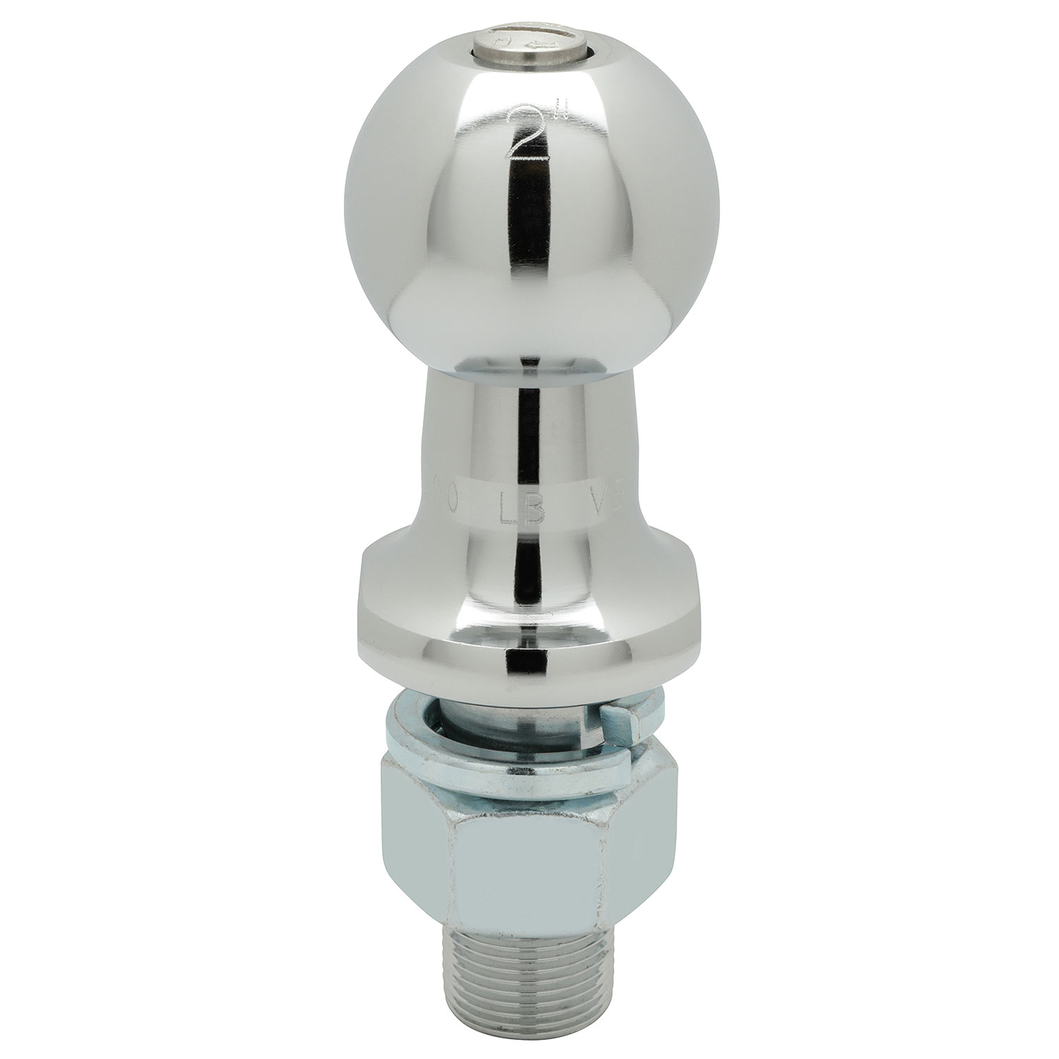 Draw-tite Interchangeable Trailer Hitch Ball, 8,000 lbs. Capacity, Chrome DT63802 thumbnail 1
