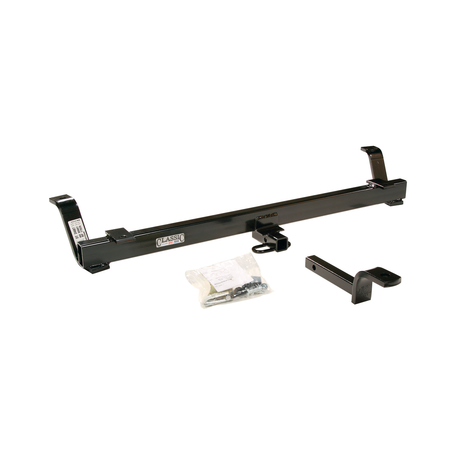 Draw-tite Class 1 Trailer Hitch, 1-1/4" Square Receiver, Black for Select Ford Mustang 24687 thumbnail 8