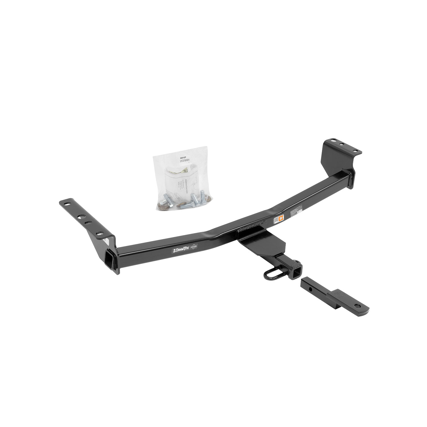 Draw-tite Class 2 Trailer Hitch, 1-1/4" Square Receiver, Black for Select Nissan Rogue, Nissan Rogue Select 36542 thumbnail 8
