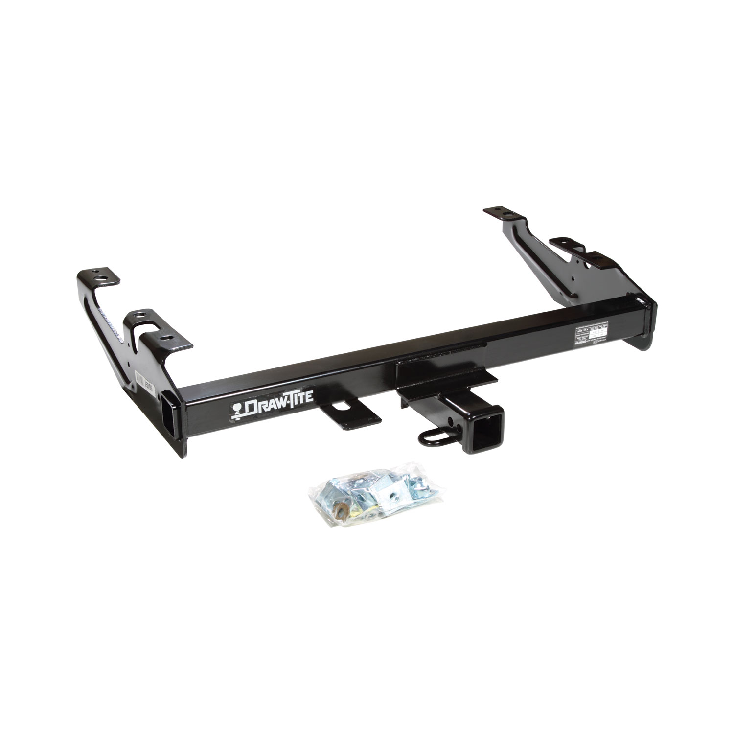 Draw-tite Class 3 Trailer Hitch, 2" Square Receiver, Black for Select Chevrolet C1500, Chevrolet C2500, Chevrolet C3500, Chevrolet K1500, Chevrolet K2500, Chevrolet K3500, GMC C1500, GMC C2500, GMC C3500, GMC K1500, GMC K2500, GMC K3500 75099 thumbnail 0