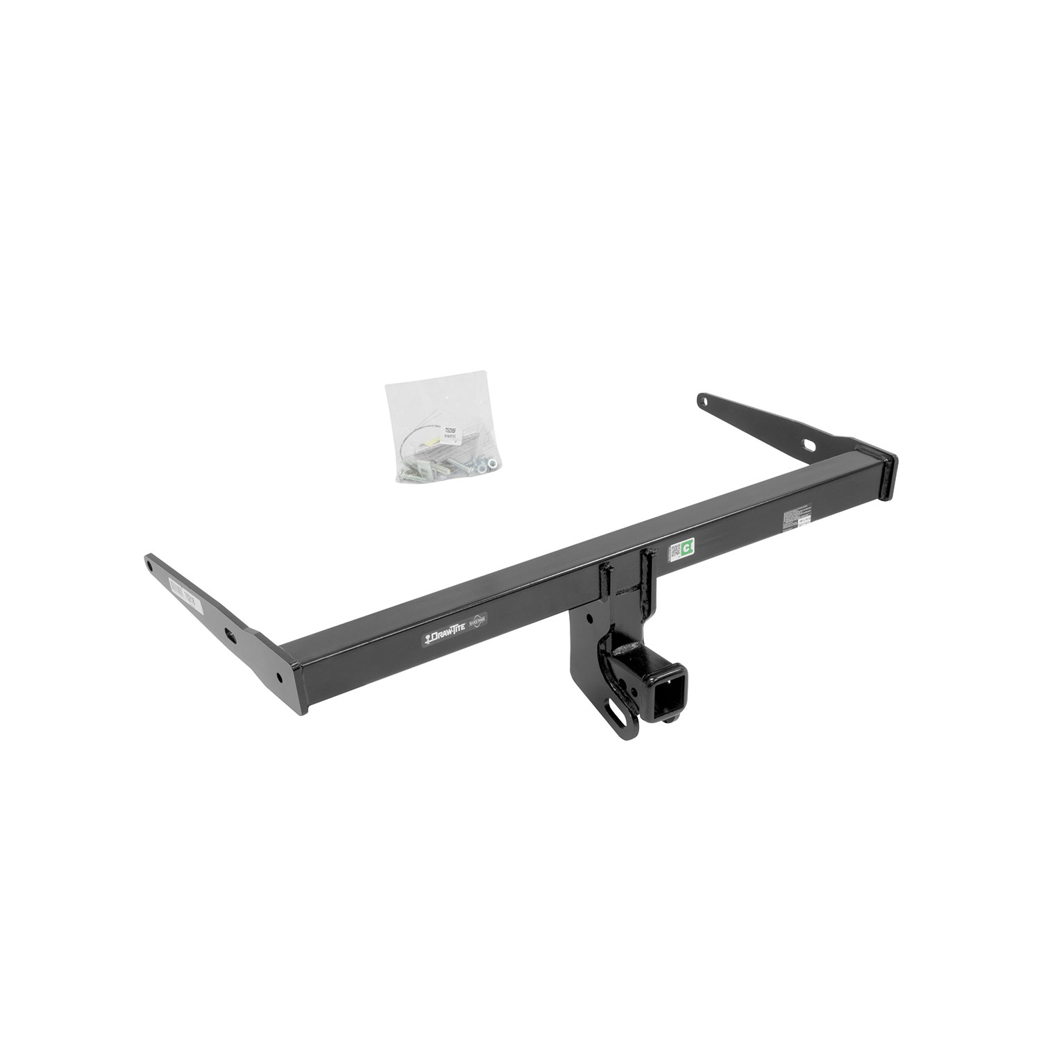 Draw-tite Class 3 Trailer Hitch, 2" Square Receiver, Black for Select Audi Q3 75218 thumbnail 0