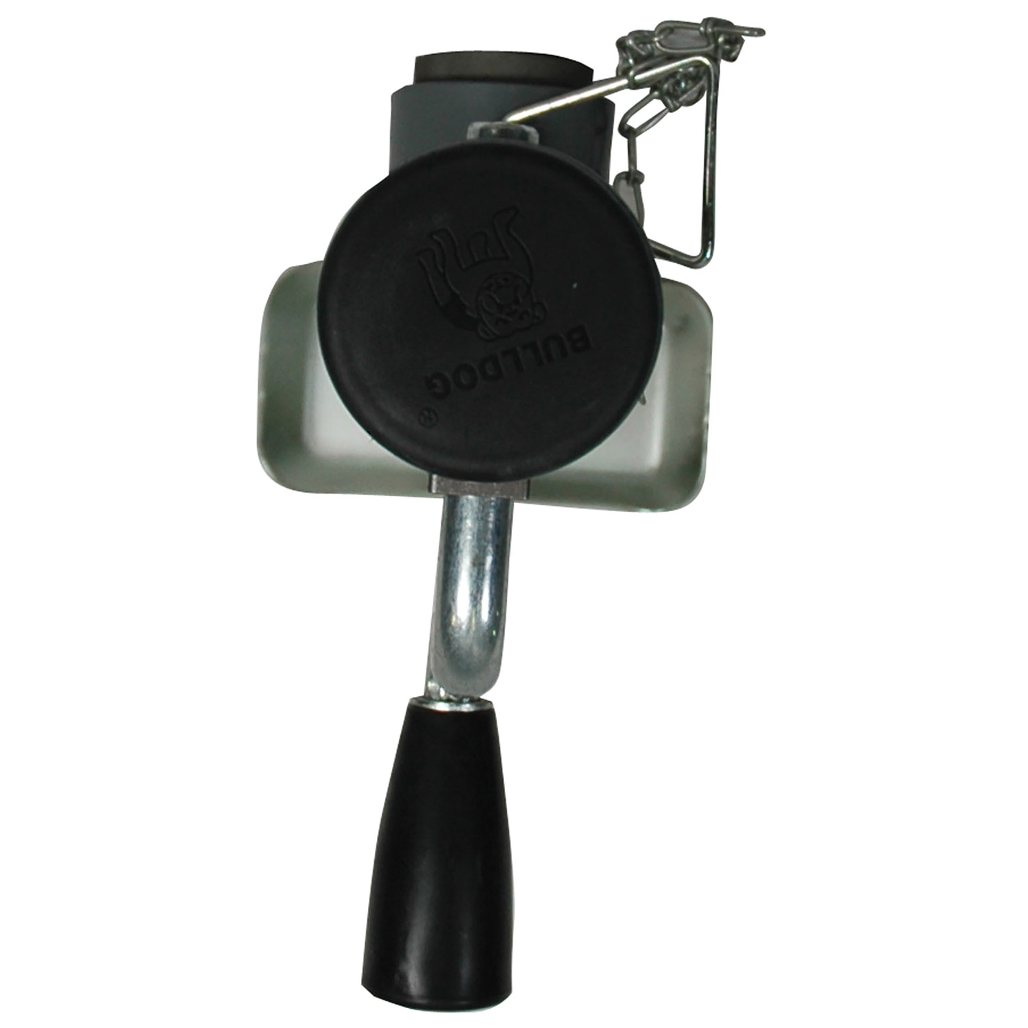 Bulldog Round Trailer Jack, Side Mount, 2,000 lbs. Lift Capacity, Side Wind, Weld-On, 15 in. Travel BD158151 thumbnail 5