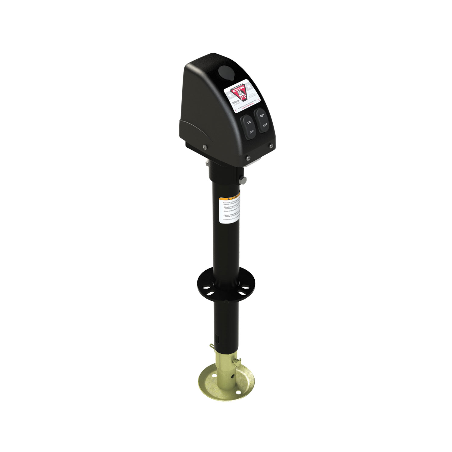 Bulldog 3,500 lbs Powered A-Frame Trailer Jack  Bolt-On, 14 in. Travel BD500187 thumbnail 0