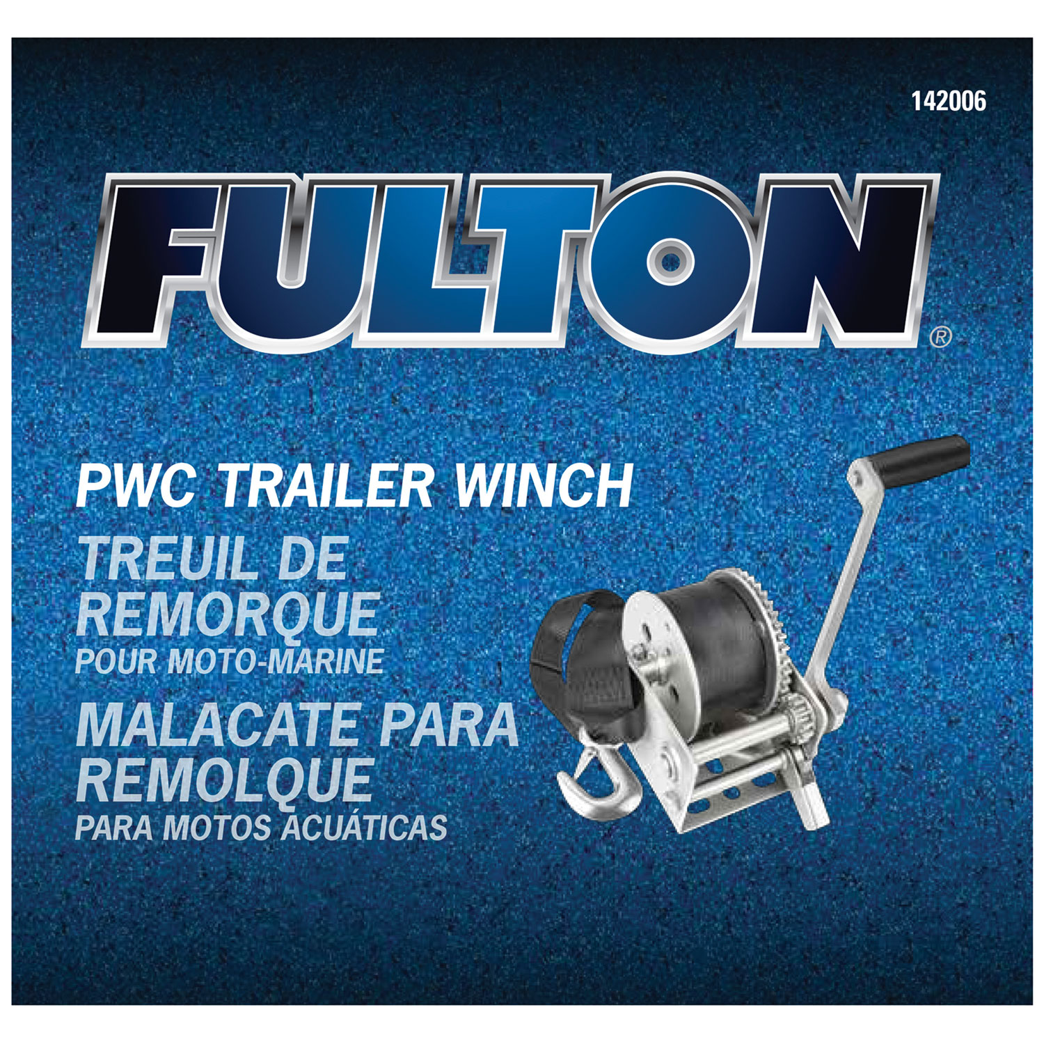 Fulton Trailer Winch, Single-Speed, 900 lbs. Capacity, 12 ft. Strap thumbnail 6