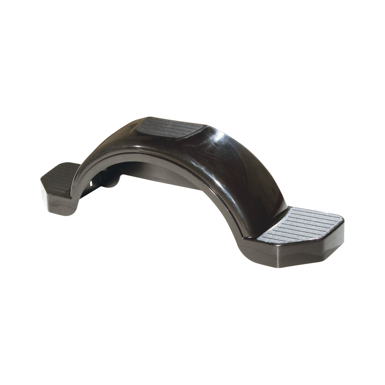 Fulton 12 in. Top & Side Step Black Trailer Fender FL008584 thumbnail 0