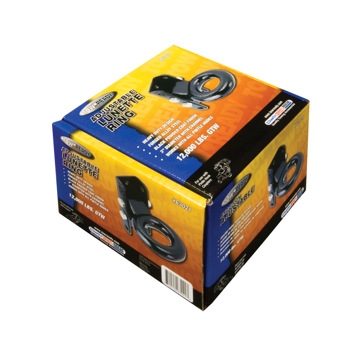 Draw-tite Lunette Ring, 3 in. Diameter, 24,000 lbs. Capacity, Adjustable thumbnail 1