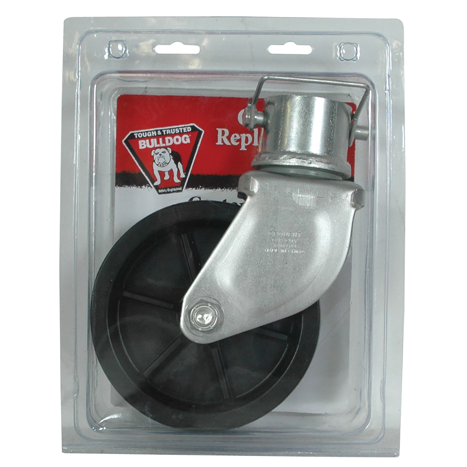 BULLDOG Trailer Jack Accessory, Tongue Jack Caster w/6 in. Wheel & Pin/Clip, for 2,000-5,000 lbs. Jacks 500245 thumbnail 1