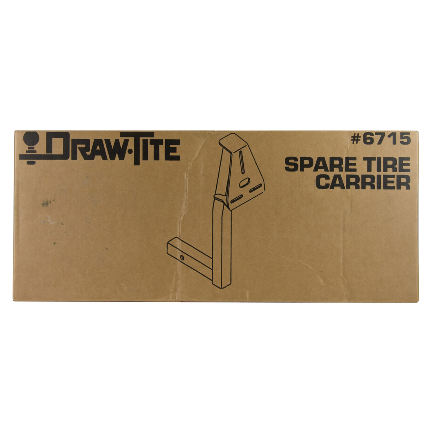 Draw-tite Front Mount Receiver Accessory, Spare Tire Carrier, Fits 2 in. Receiver thumbnail 1