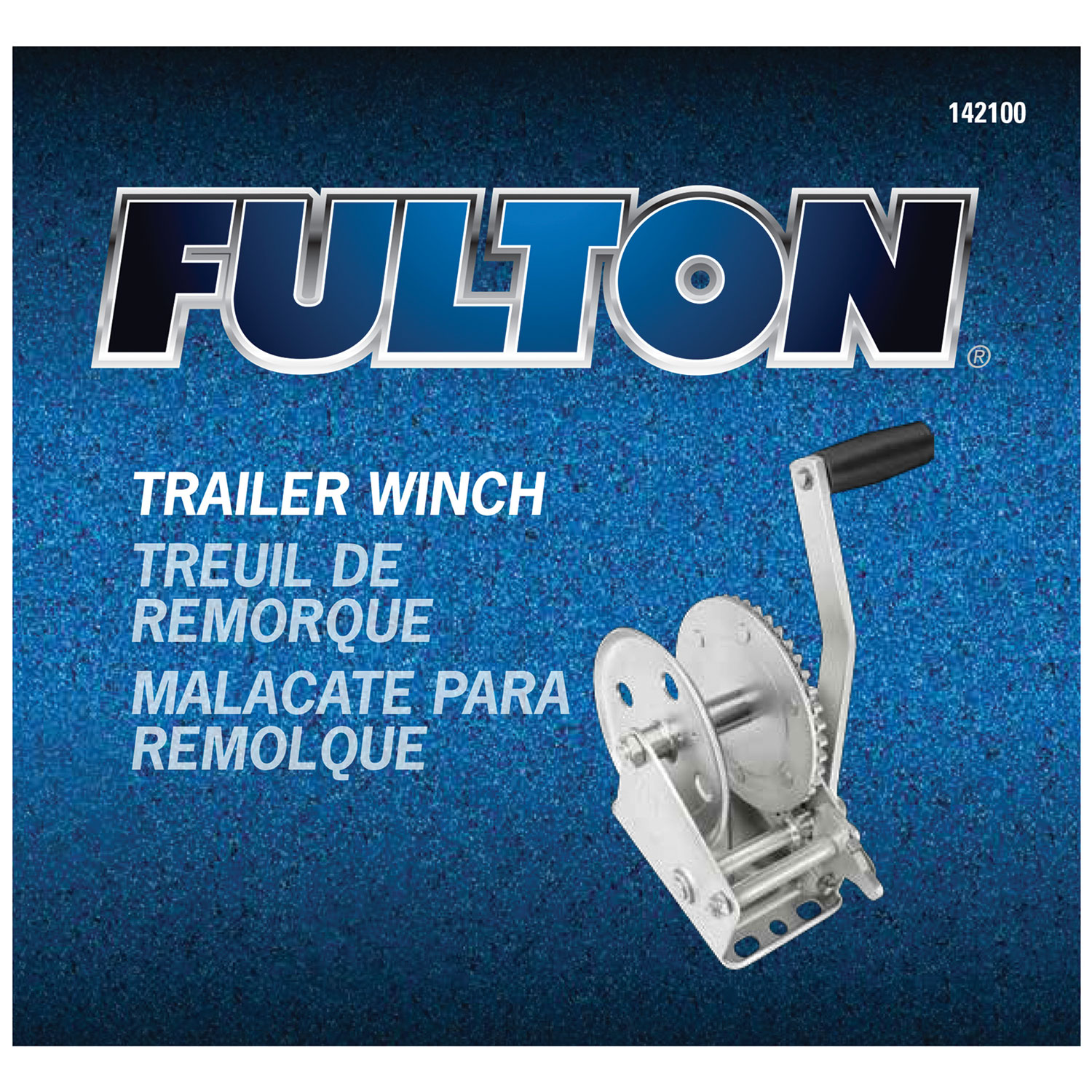 Fulton Trailer Winch, Single-Speed, 1,100 lbs. Capacity, No Strap FL142100 thumbnail 6