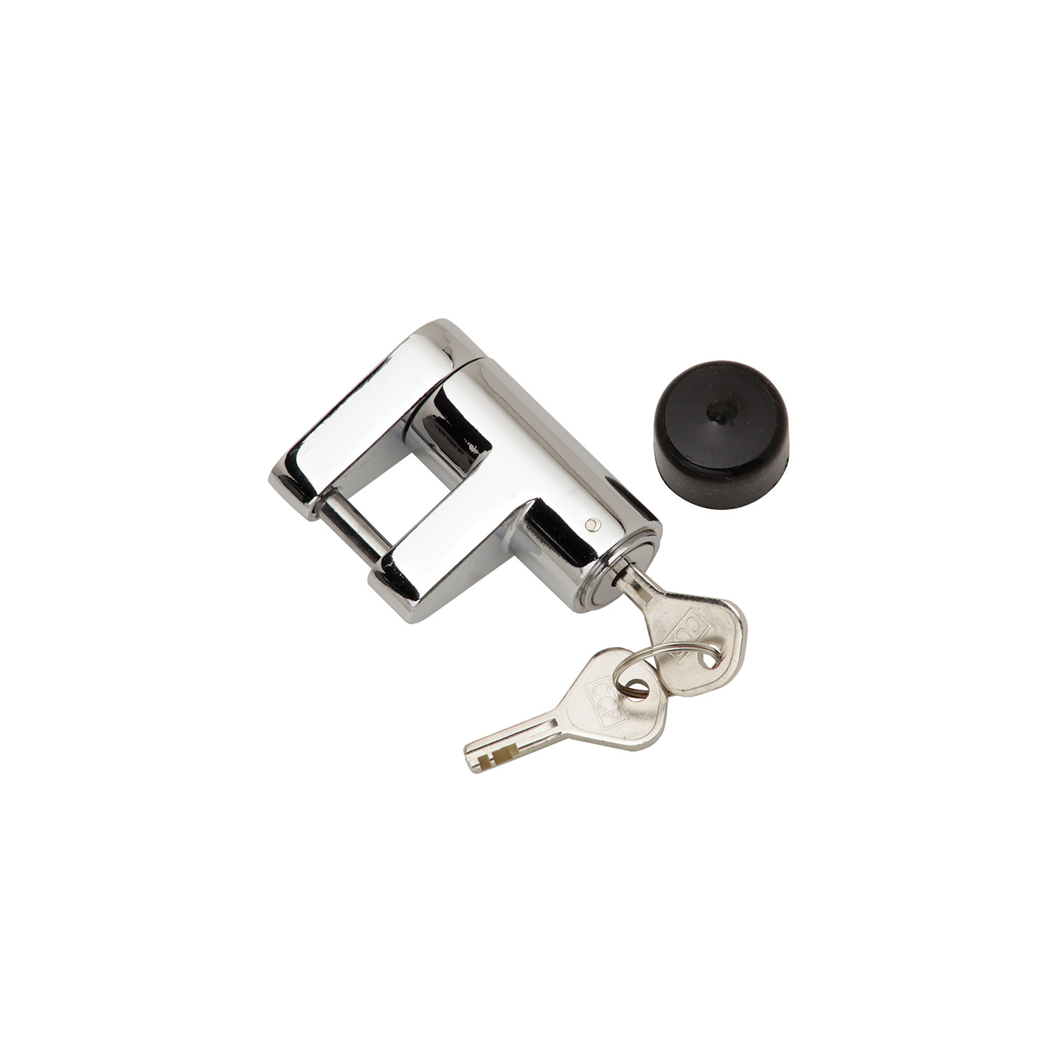 Draw-tite Trailer Coupler Lock, Chrome thumbnail 0