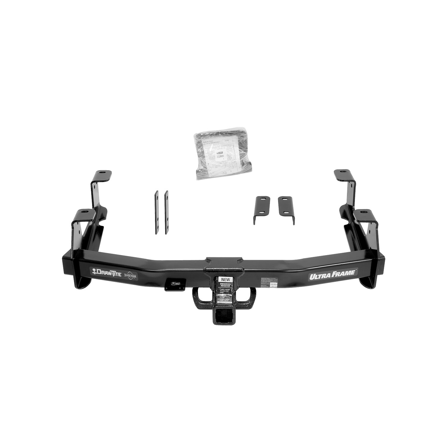 Draw-tite Ultra Frame® Class 5 Trailer Hitch, 2" Square Receiver, Black for Select Chevrolet Silverado 2500 HD, Chevrolet Silverado 3500 HD, GMC Sierra 2500 HD, GMC Sierra 3500 HD 41950 thumbnail 6