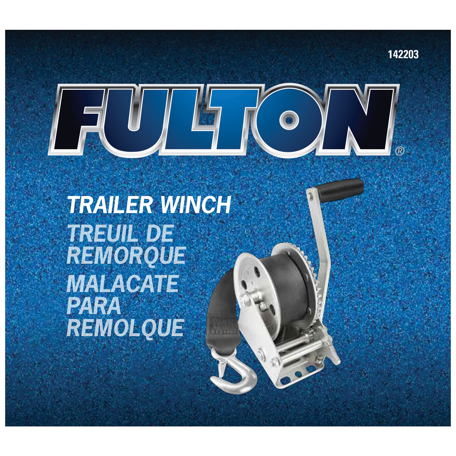 Fulton Trailer Winch, Single-Speed, 1,500 lbs. Capacity, 20 ft. Strap FL142203 thumbnail 5