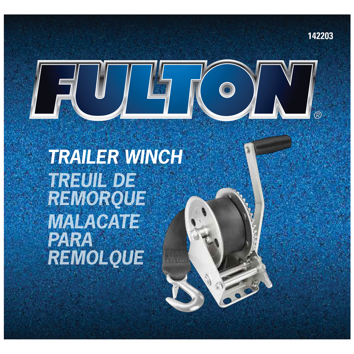 Fulton Trailer Winch, Single-Speed, 1,500 lbs. Capacity, 20 ft. Strap FL142203 thumbnail 6