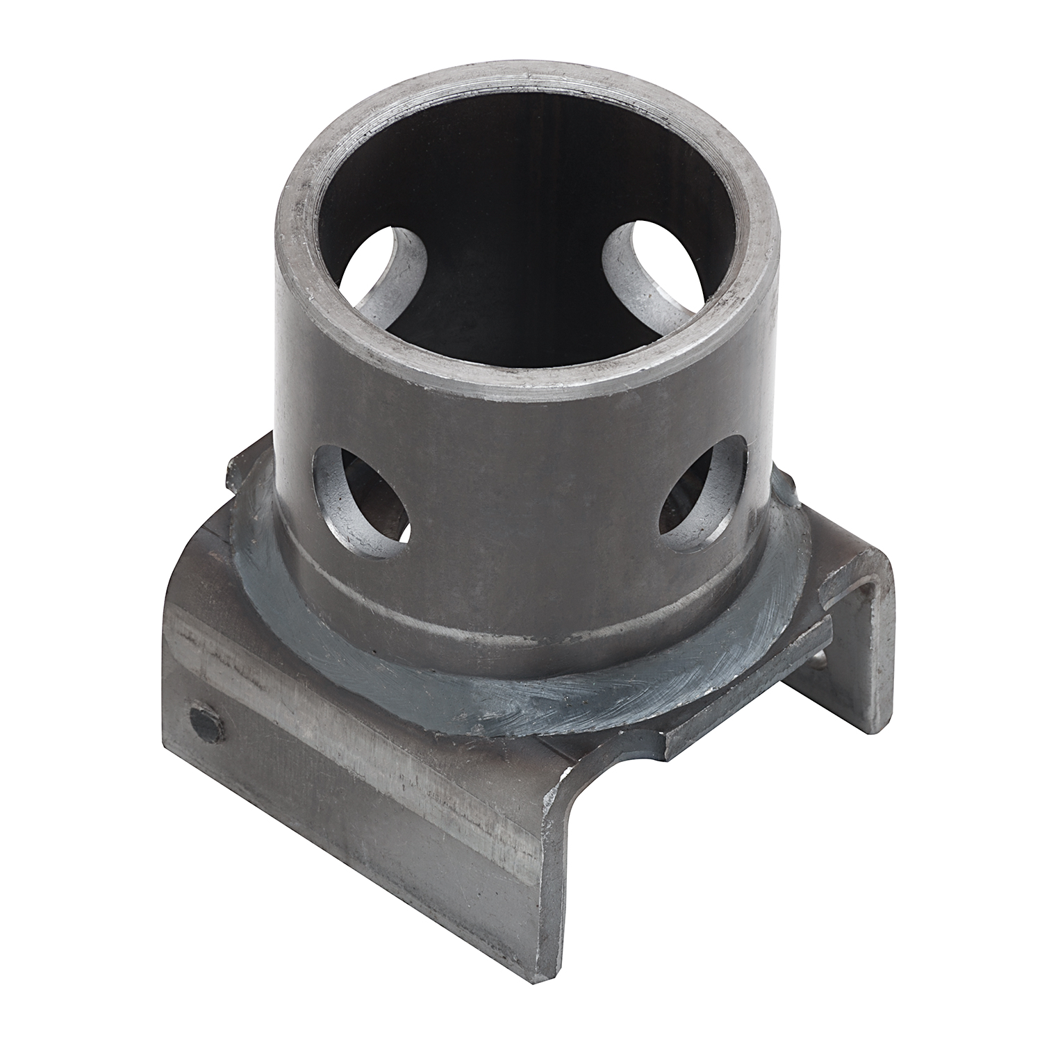 Bulldog Trailer Jack Accessory, Jack Accessory, Swivel Trailer Mount, Round Tube Male Weld-On U-Bracket for 5/8 in. Pull Pin thumbnail 0
