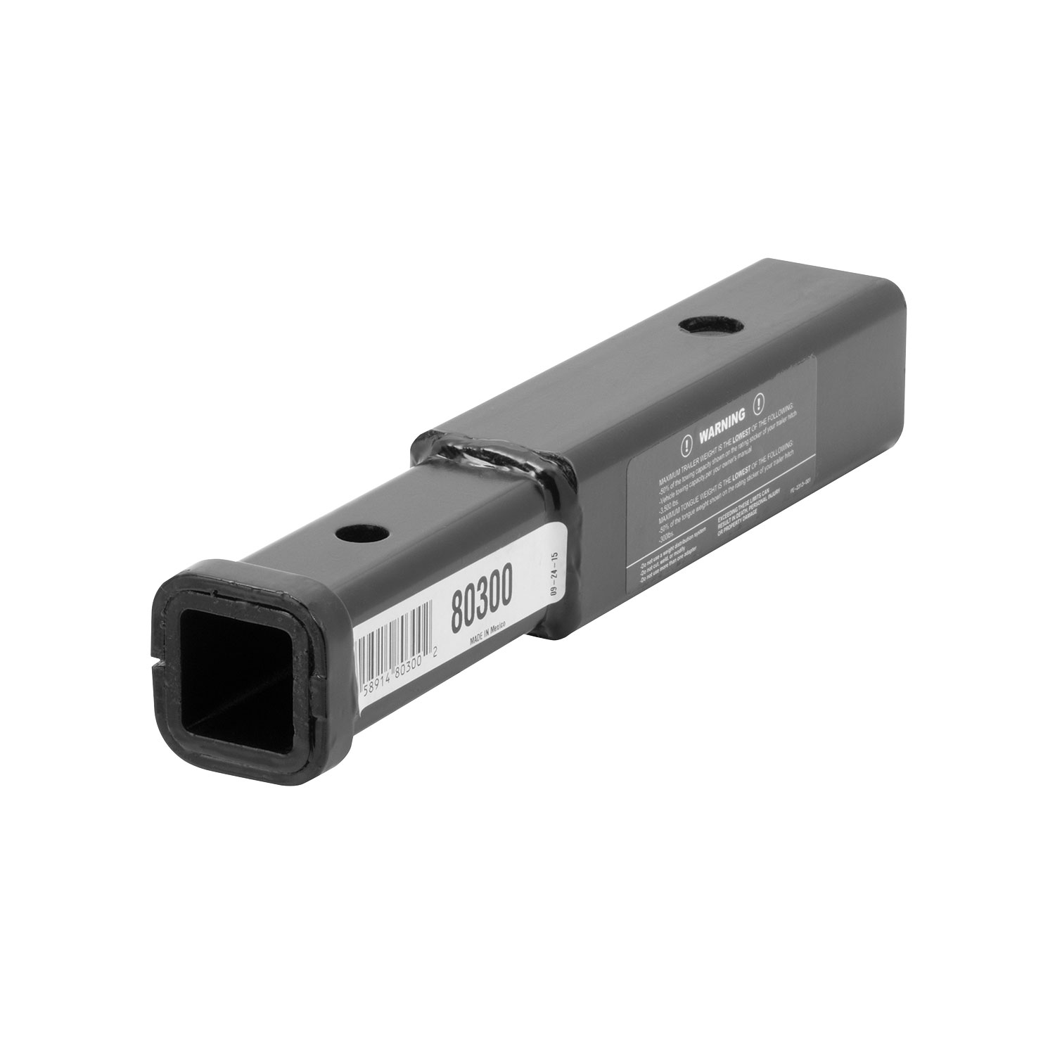 Draw-tite Trailer Hitch Adapter, from 2 in. to 1-1/4 in. Receiver, 7 in. Length thumbnail 0