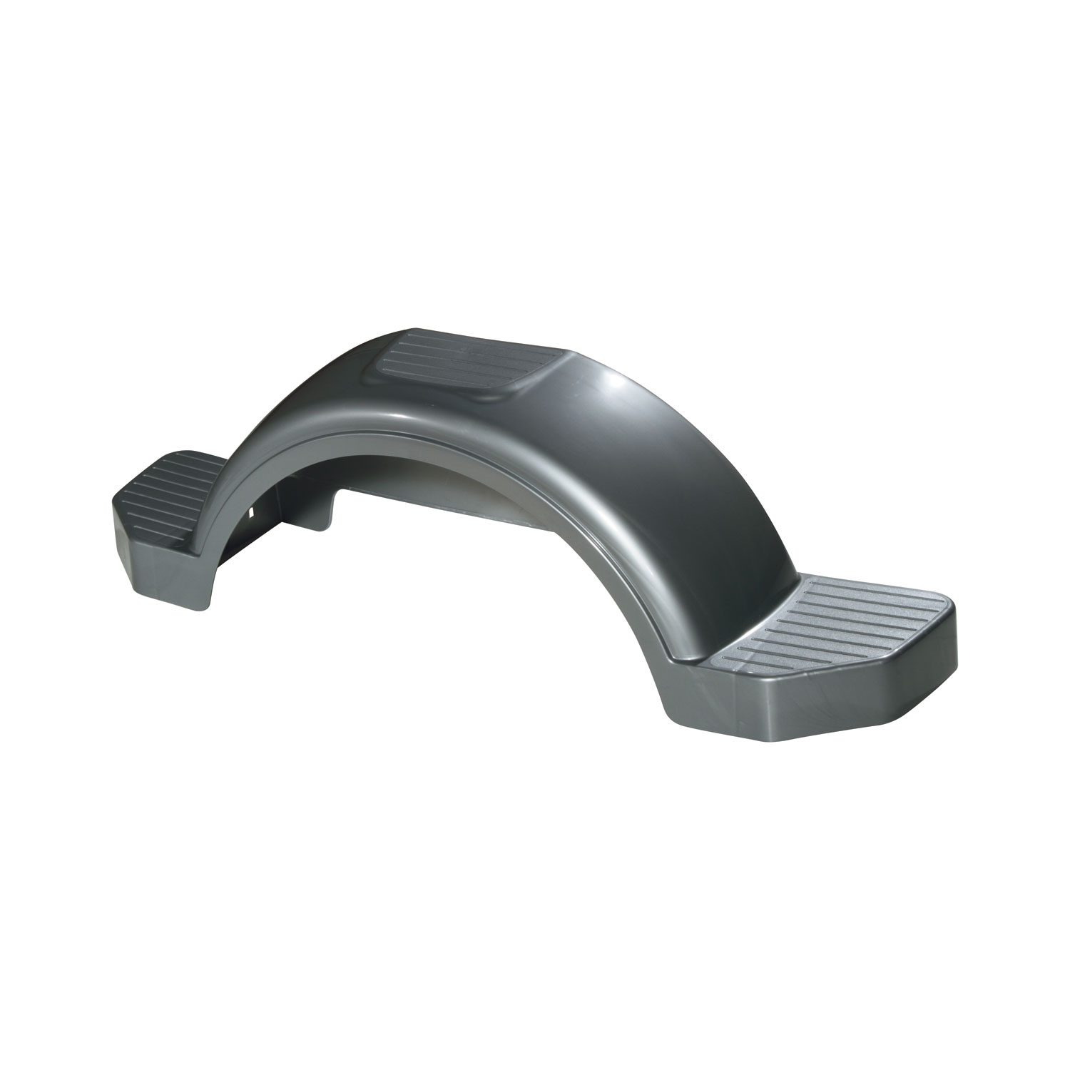 Fulton 12 in. Top & Side Step Black Trailer Fender FL008593 thumbnail 0