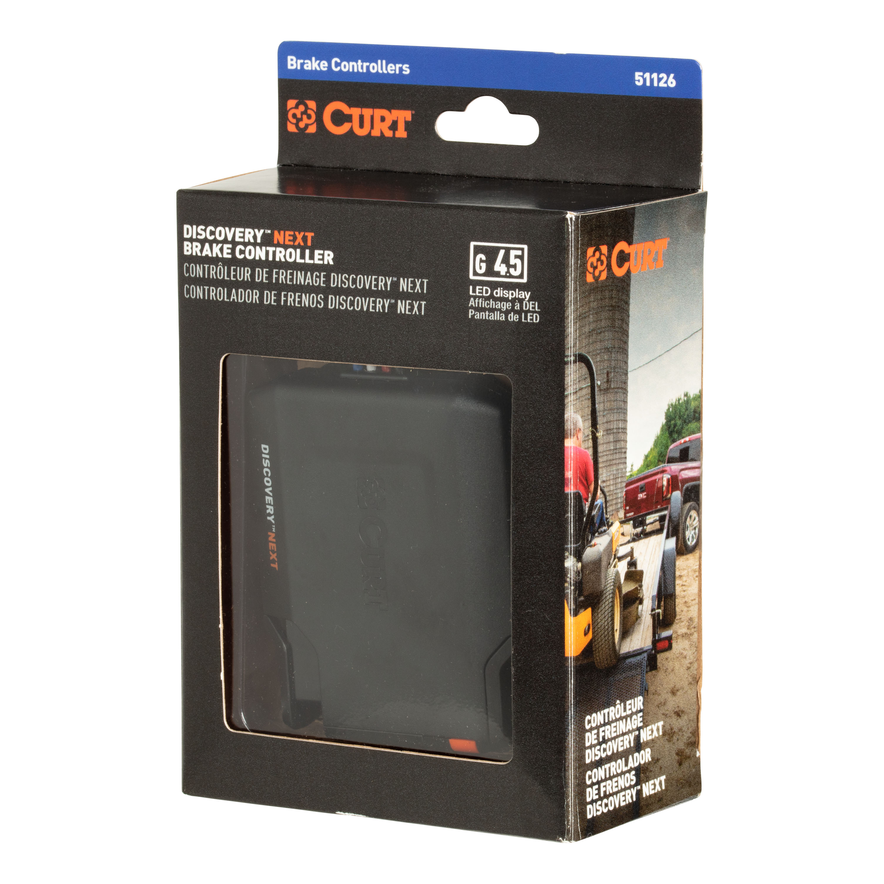 2021-2022 Volkswagen ID.4 CURT Discovery NEXT Time-Delay Trailer Brake Controller 1-4 axles thumbnail 7