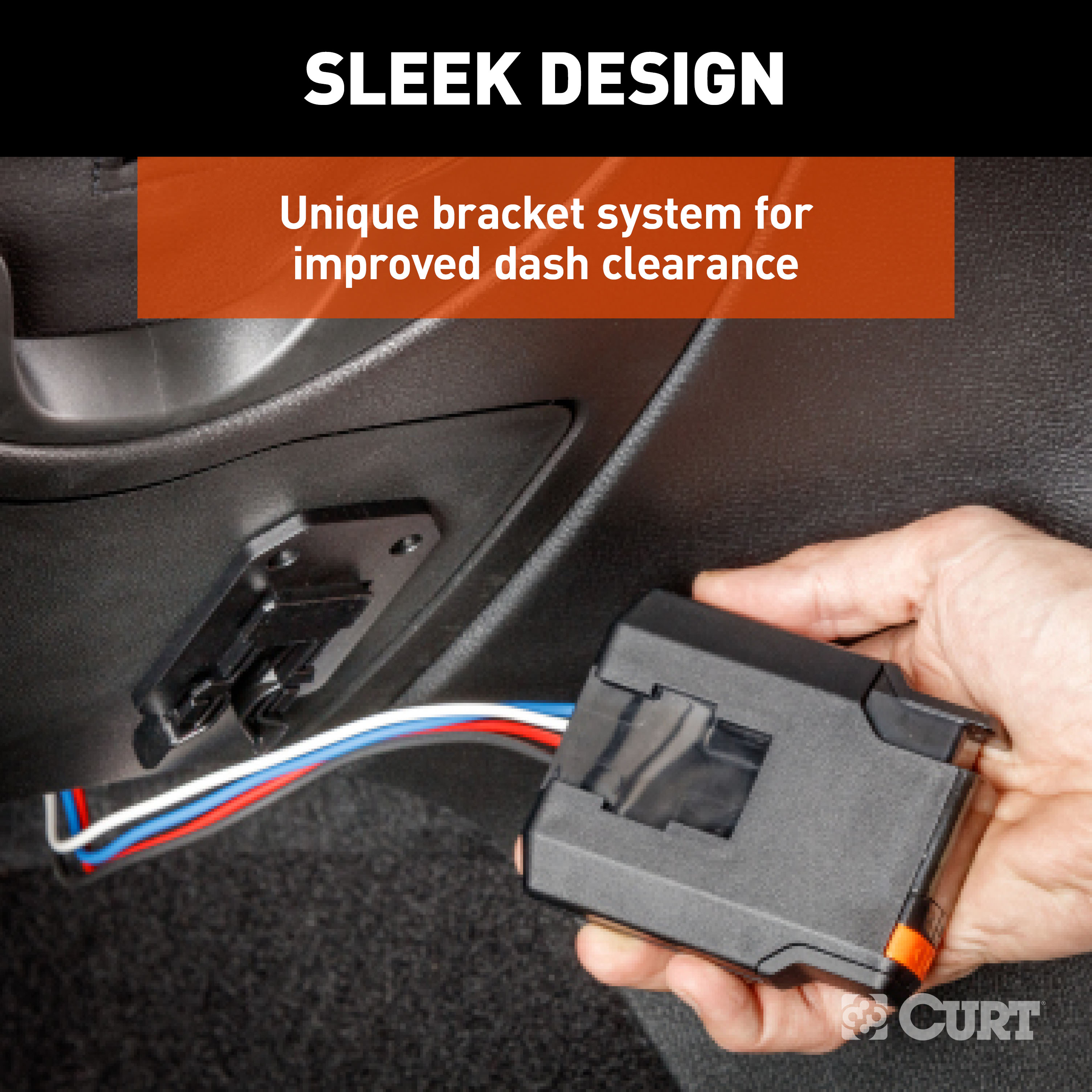 2003-2022 Toyota 4Runner CURT Discovery NEXT Time-Delay Trailer Brake Controller 1-4 axles thumbnail 4