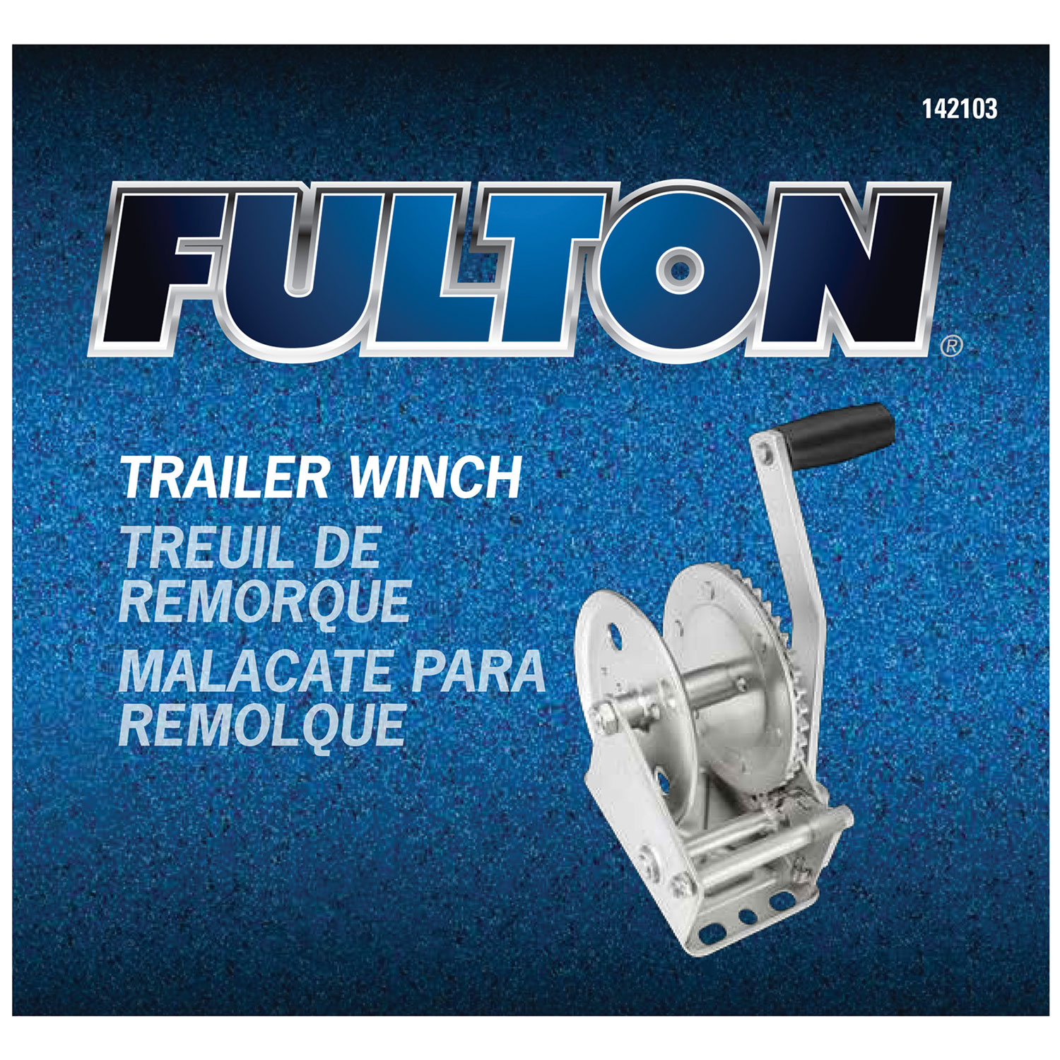 Fulton Trailer Winch, Single-Speed, 1,300 lbs. Capacity, No Strap FL142103 thumbnail 6