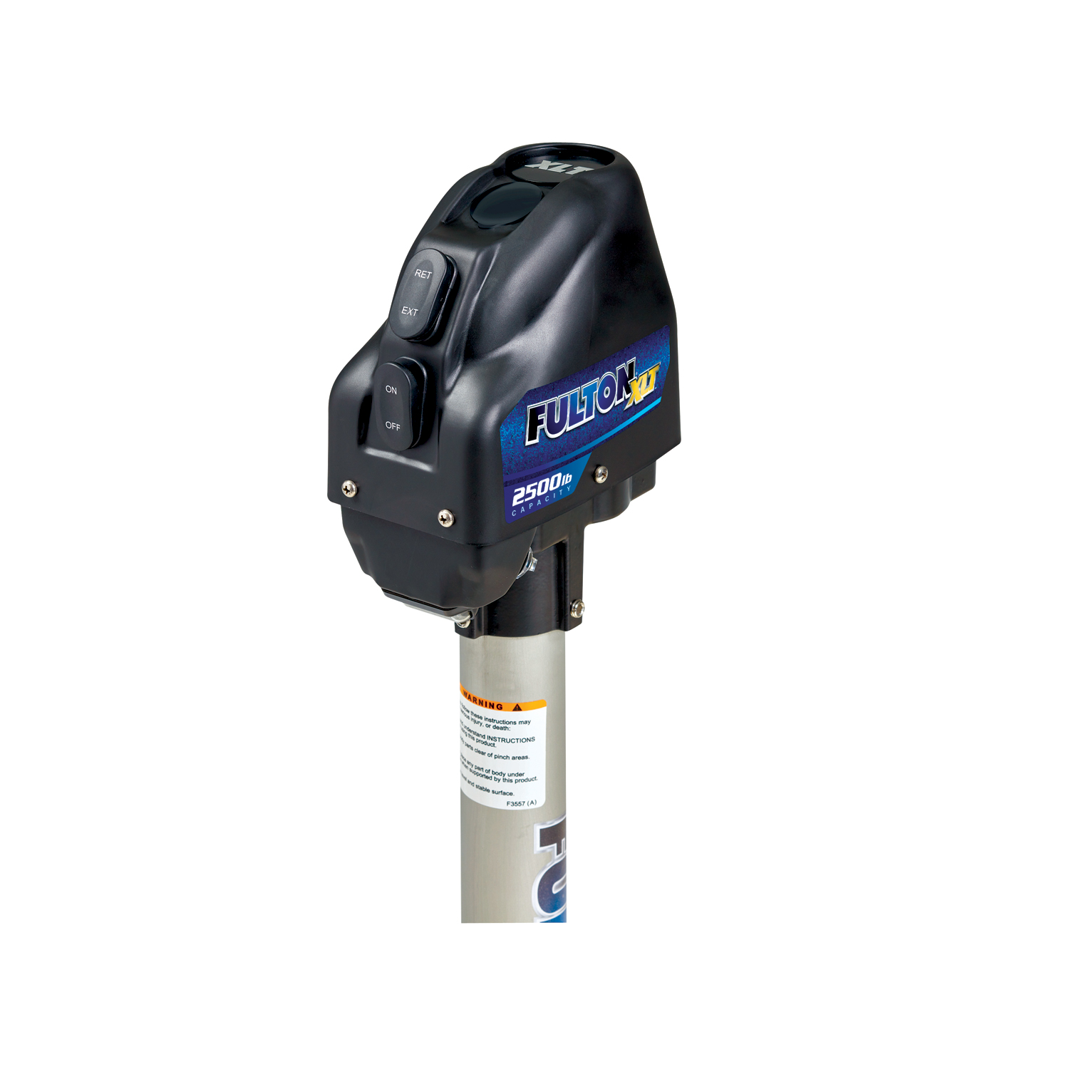 Fulton XLT  Marine Powered Trailer Jack, 2,500 lbs. Lift Capacity, Bolt-On Side Mount, 22 in. Travel thumbnail 1