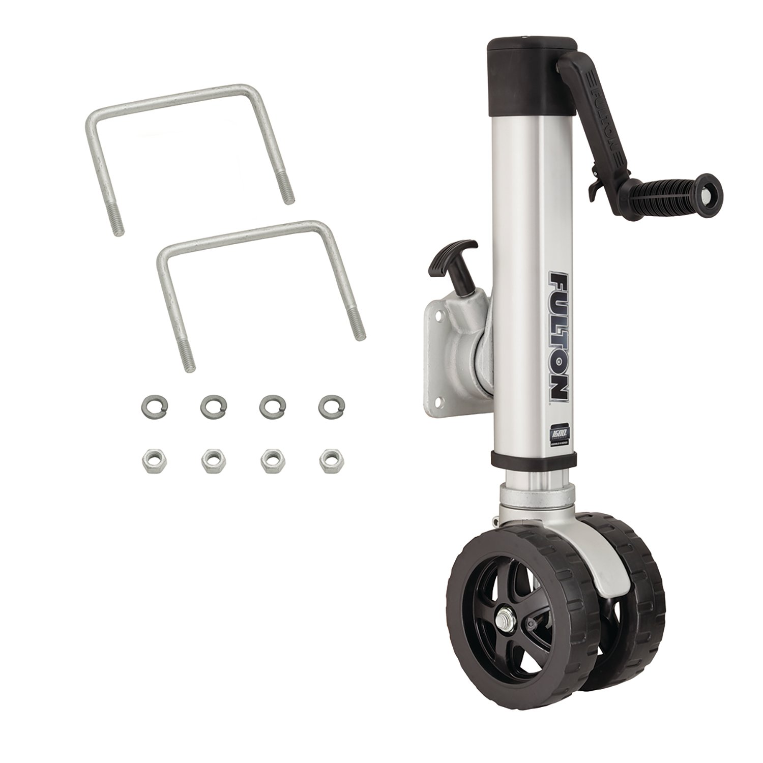 Fulton F2  Marine Trailer Jack, 1,600 lbs. Lift Capacity, Side Wind, Bolt-On Side Mount, 10 in. Travel FL1413020134