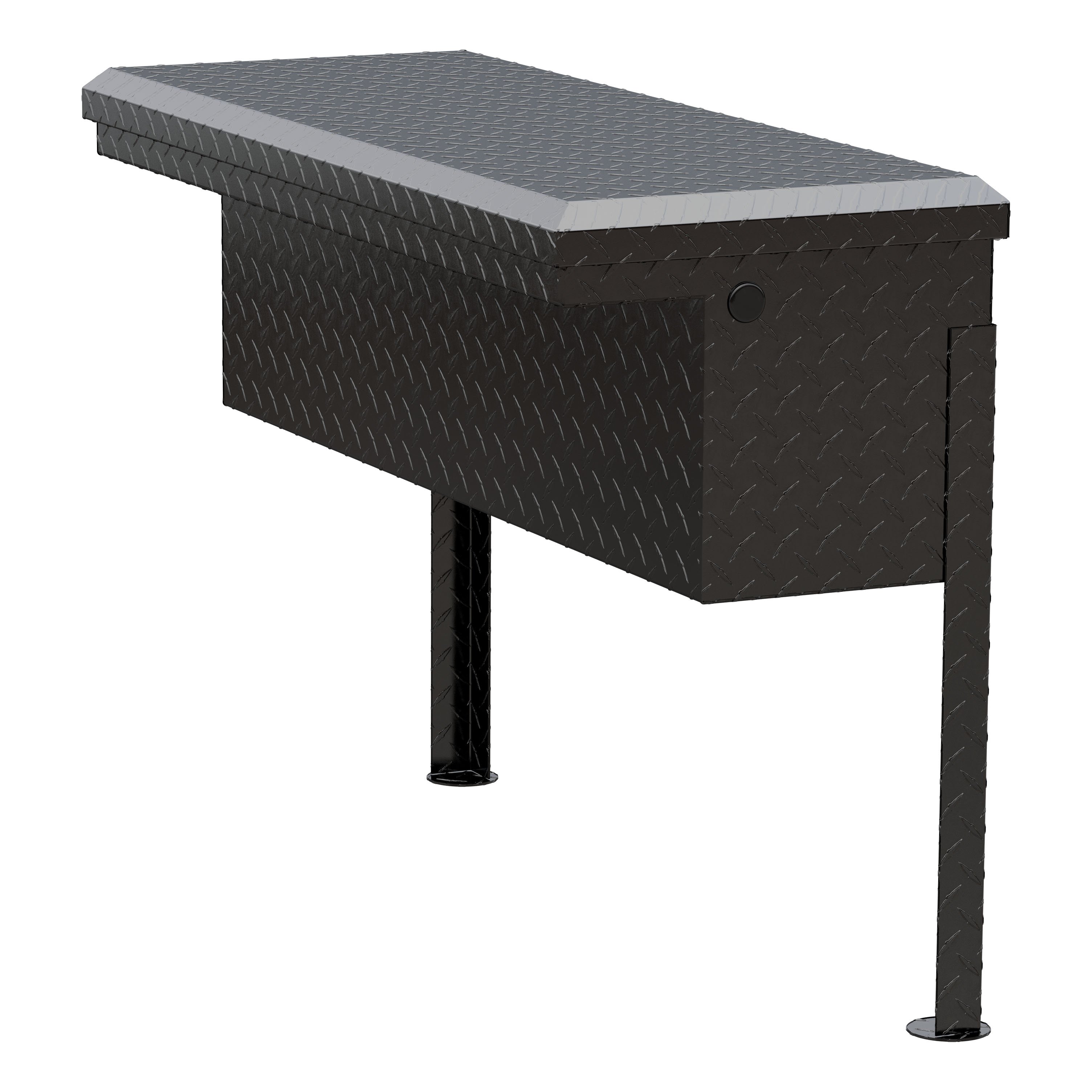 UWS Gloss Black Aluminum 36" Truck Side Tool Box, Low Profile TBSM-36-LP-BLK thumbnail 5