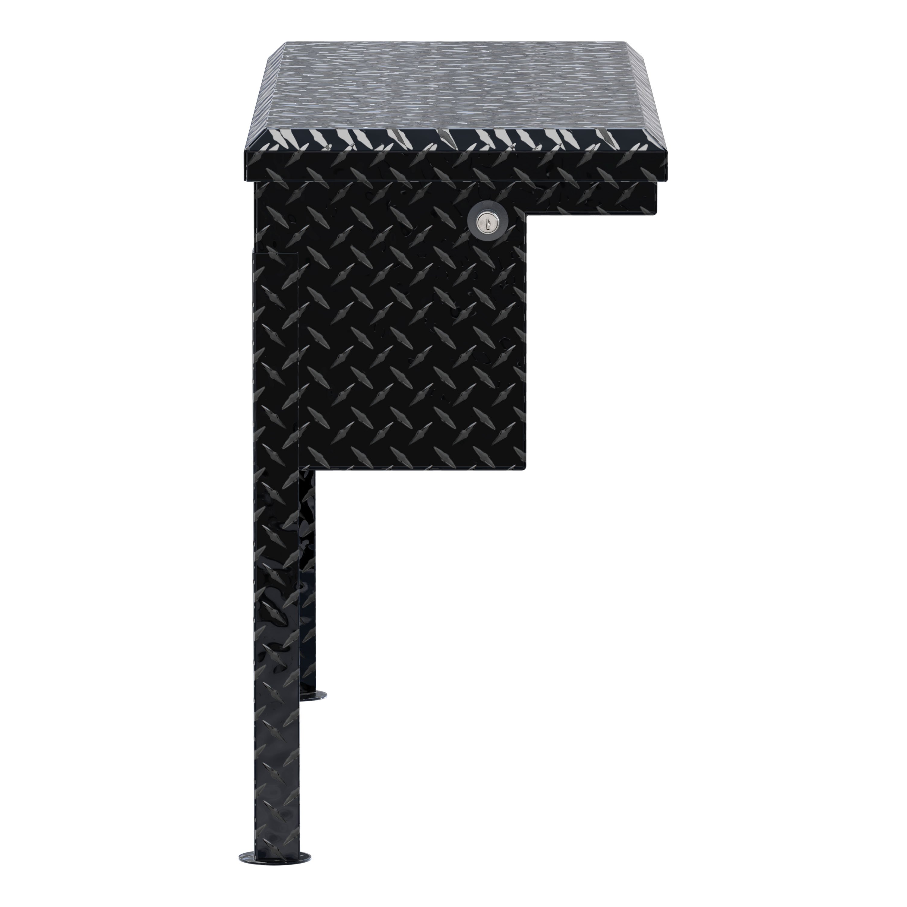 UWS Gloss Black Aluminum 36" Truck Side Tool Box with Low Profile (Heavy Packaging) EC30362 thumbnail 1