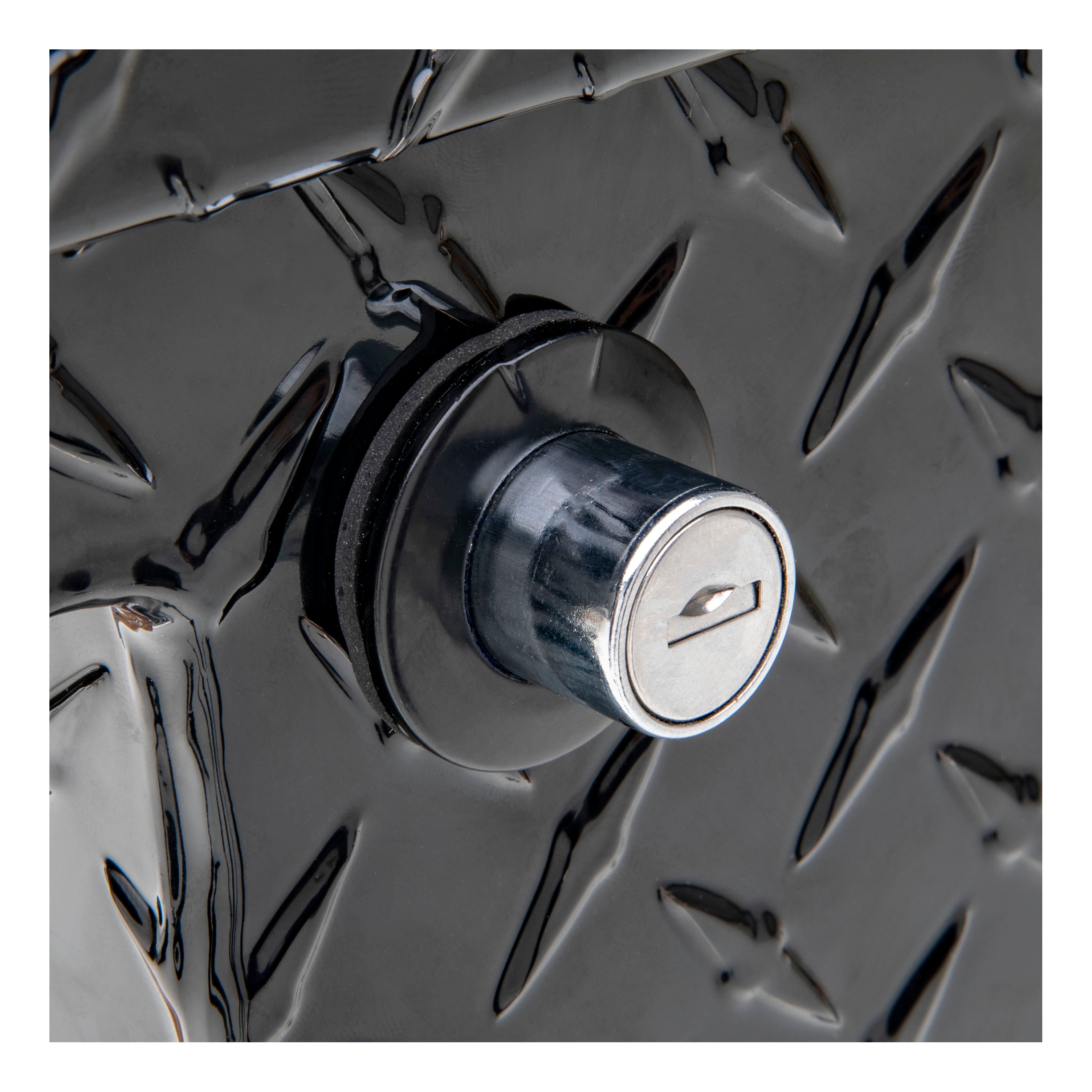 UWS Gloss Black Aluminum 48" Truck Side Tool Box, Low Profile TBSM-48-LP-BLK thumbnail 7