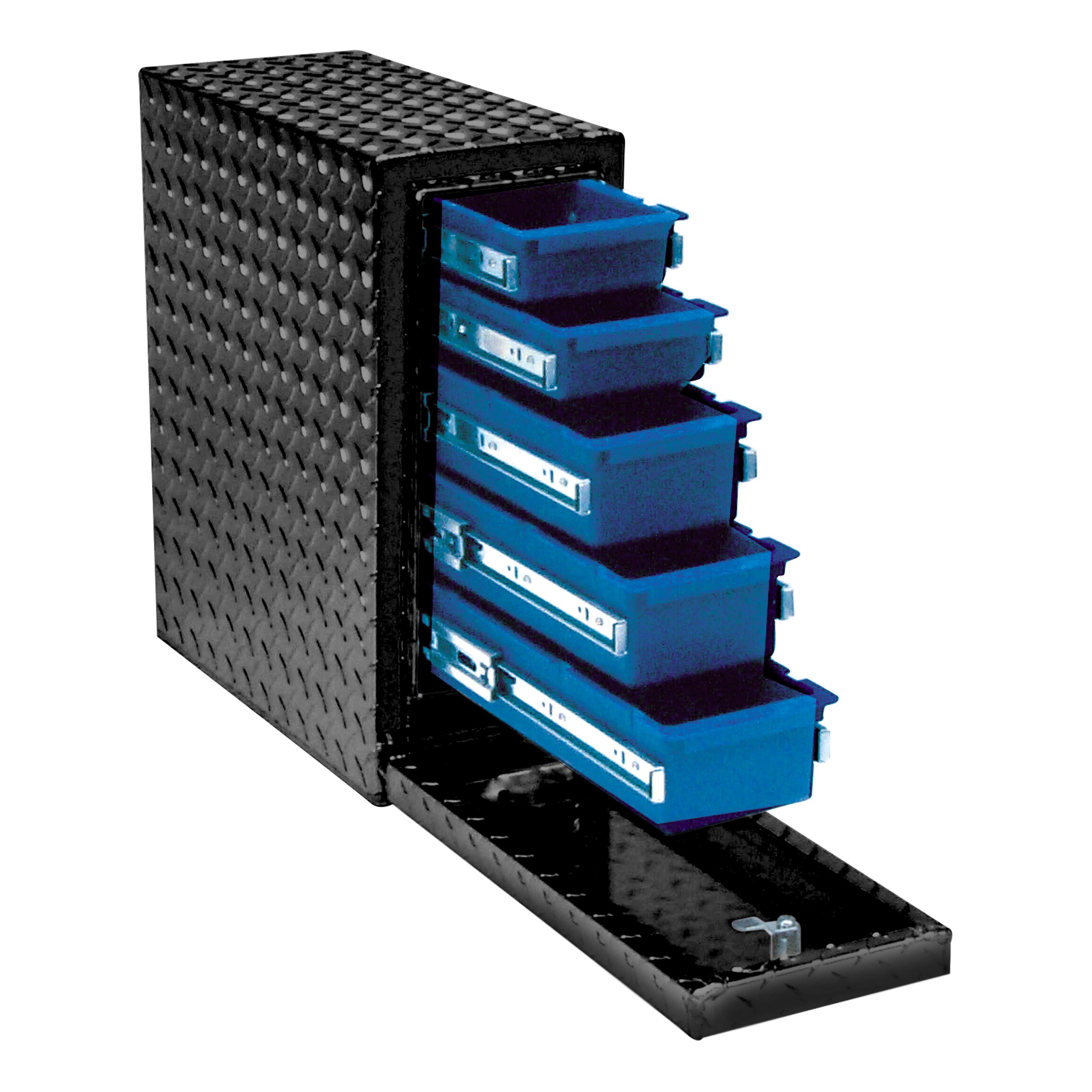 UWS Gloss Black Aluminum 18" Drawer Truck Tool Box (Heavy Packaging) EC20032 thumbnail 1