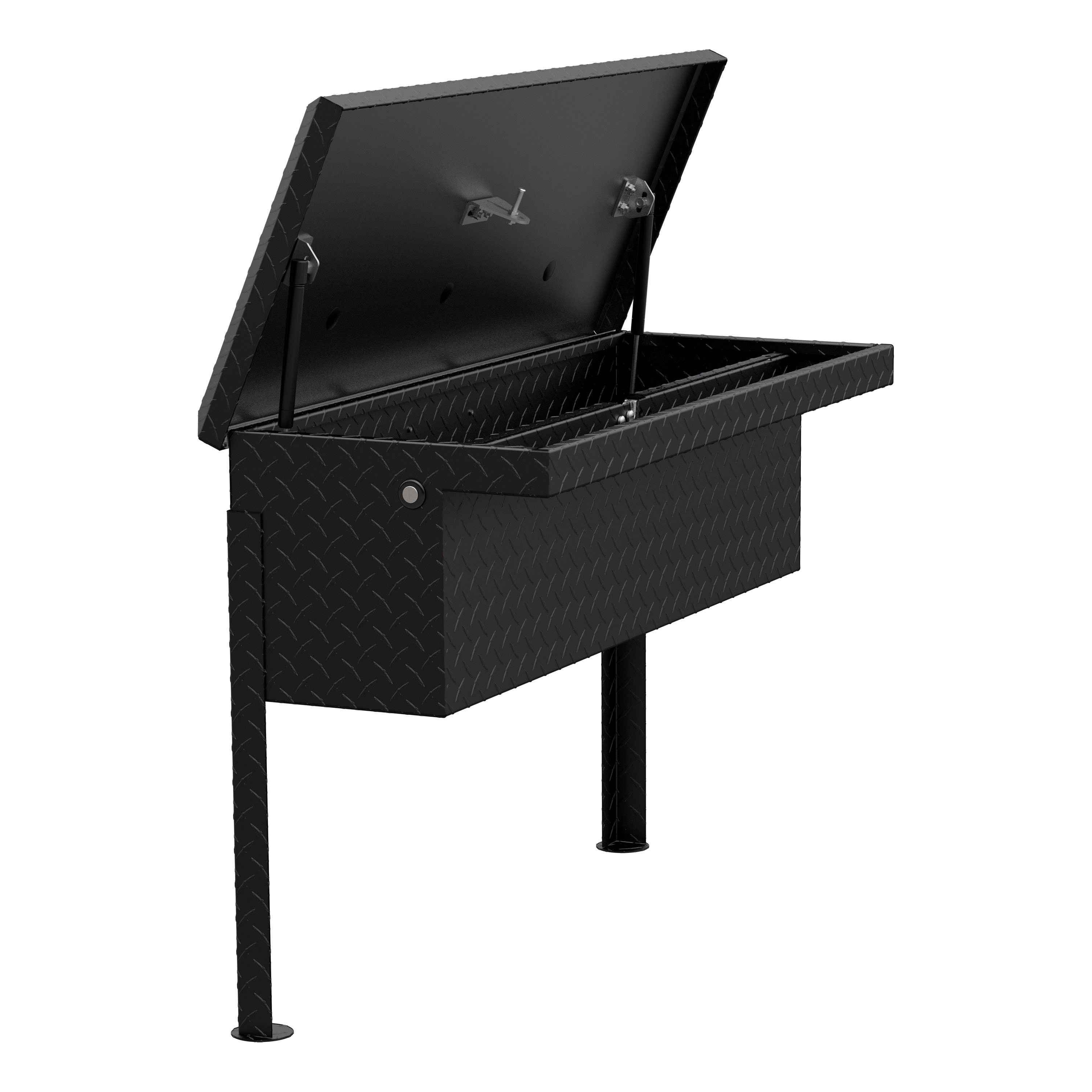 UWS Matte Black Aluminum 36" Truck Side Tool Box with Low Profile (Heavy Packaging) EC30363 thumbnail 2