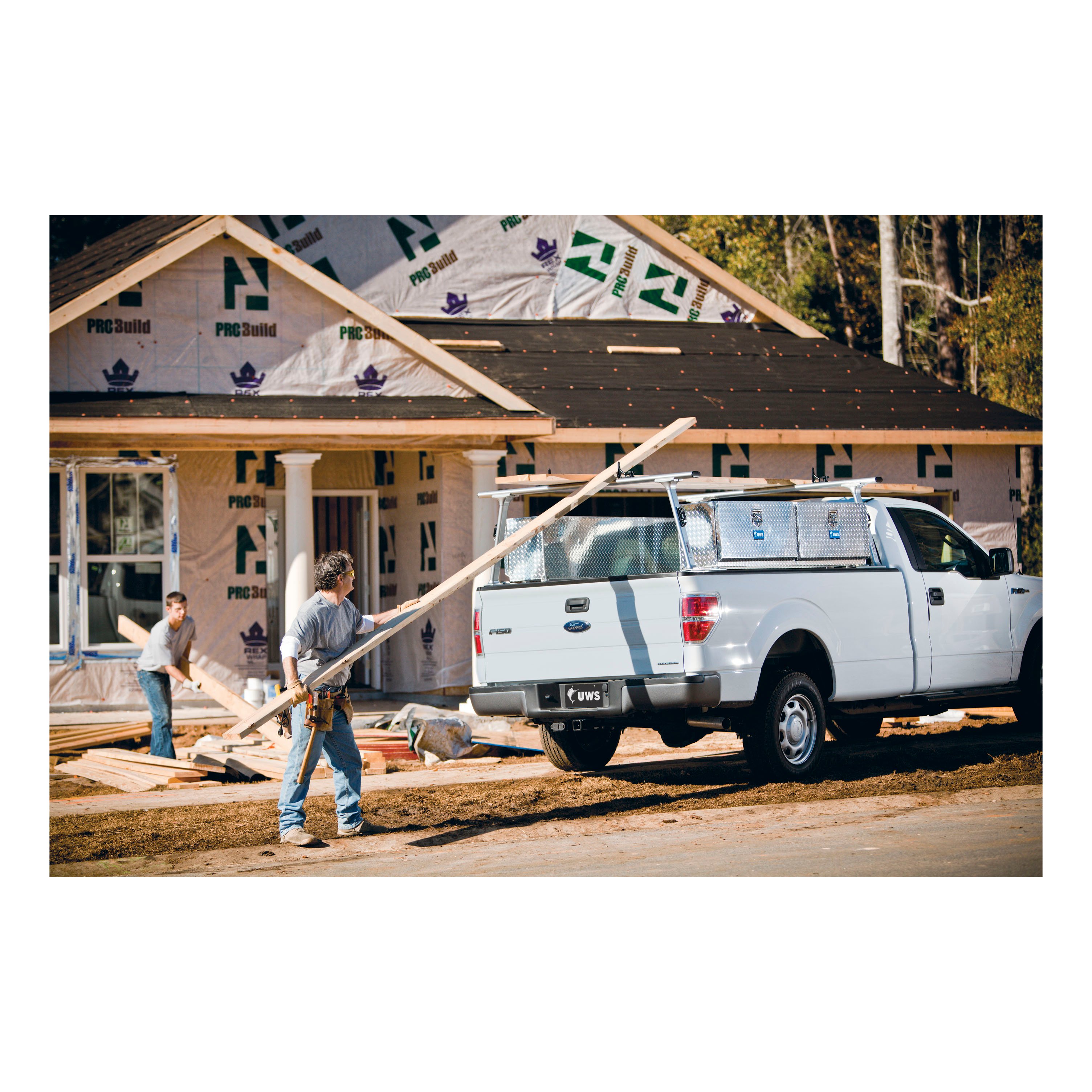 UWS Bright Aluminum 72" Double-Door Topside Truck Tool Box TBTS-72 thumbnail 6