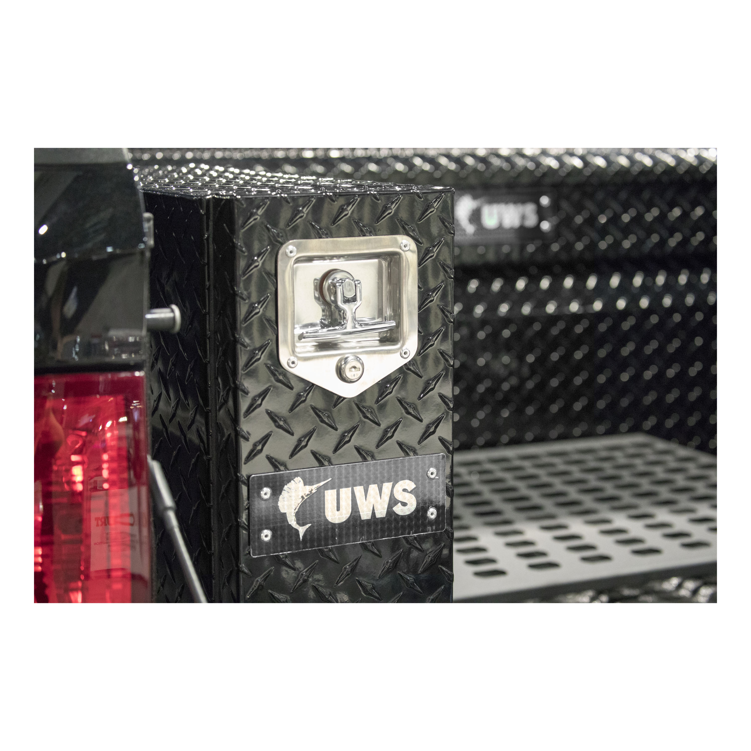 UWS Gloss Black Aluminum 22" Drawer Truck Tool Box (Heavy Packaging) EC20052 thumbnail 7