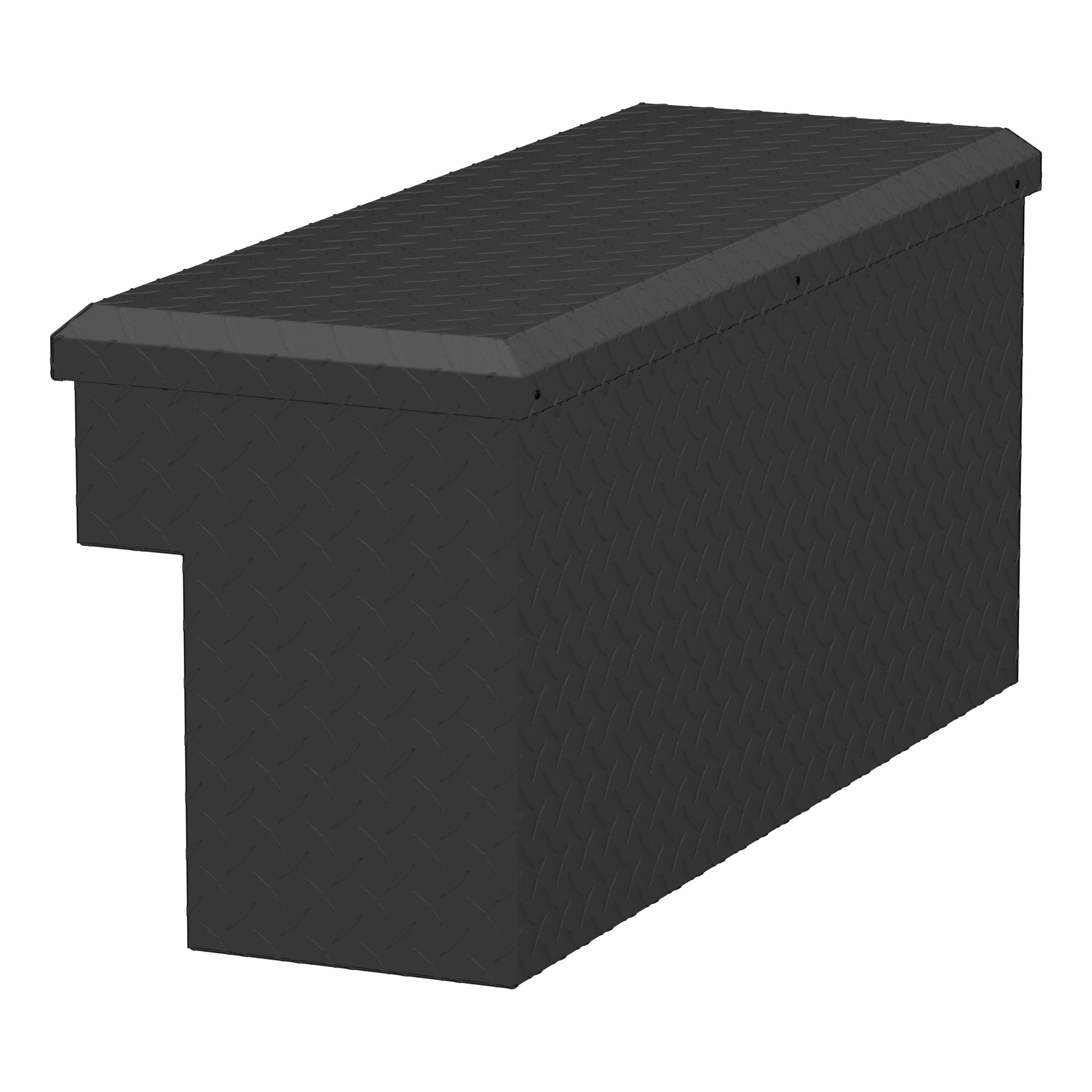 UWS Matte Black Aluminum UTV Side Tool Box - Polaris Ranger UTV-SM33-MB thumbnail 1