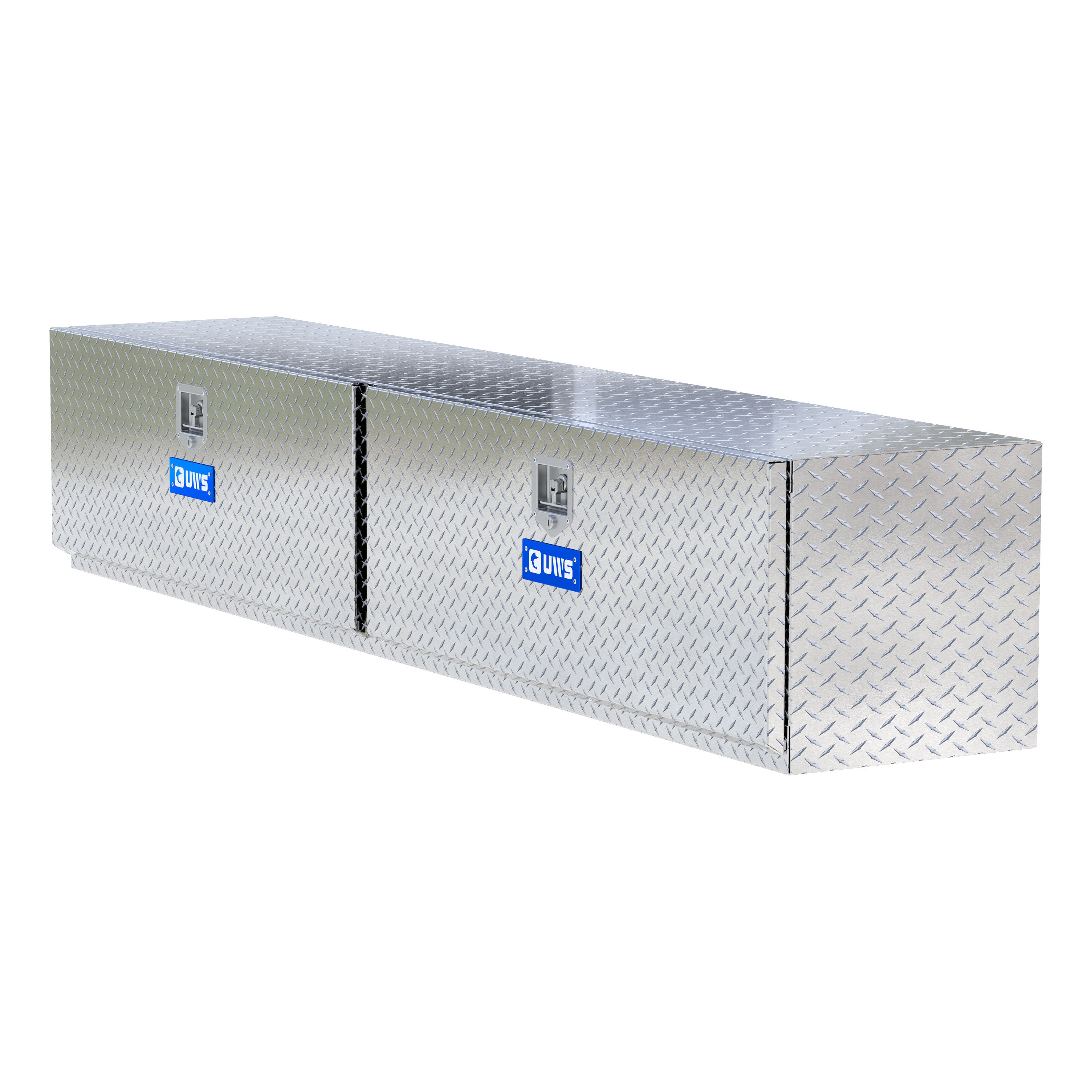 UWS Bright Aluminum 96" Double-Door Underbody Tool Box TBUB-96 thumbnail 0