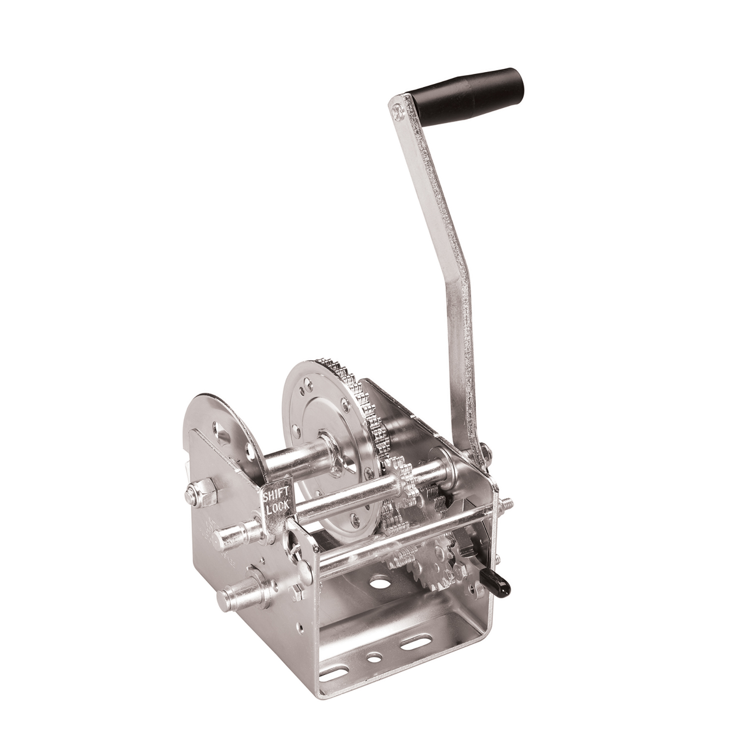 Fulton Trailer Winch, Two-Speed, 2,000 lbs. Capacity, No Strap FL142401 thumbnail 0