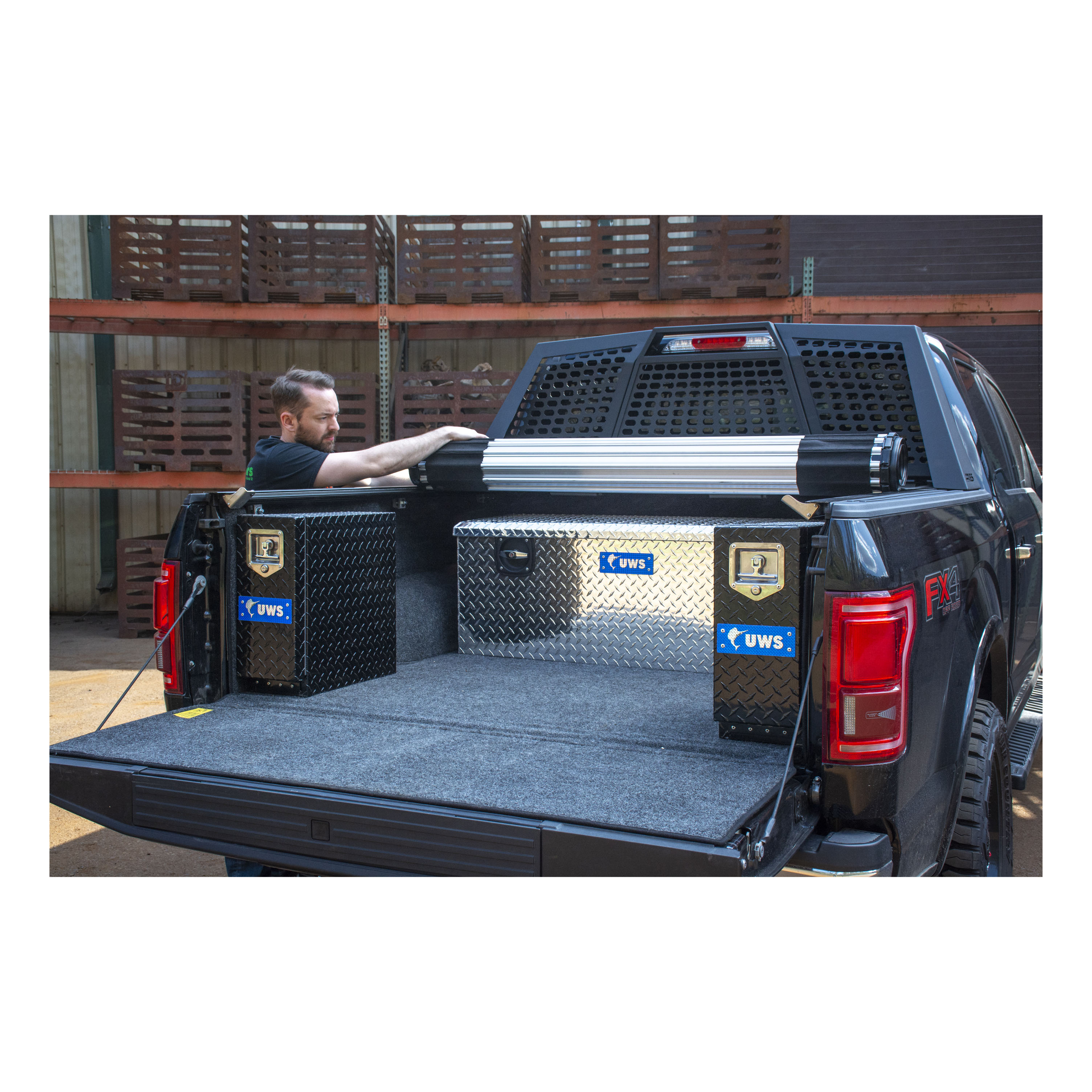 UWS Bright Aluminum Secure Lock 48" Under Tonneau Chest Box (Heavy Packaging) EC20501 thumbnail 8