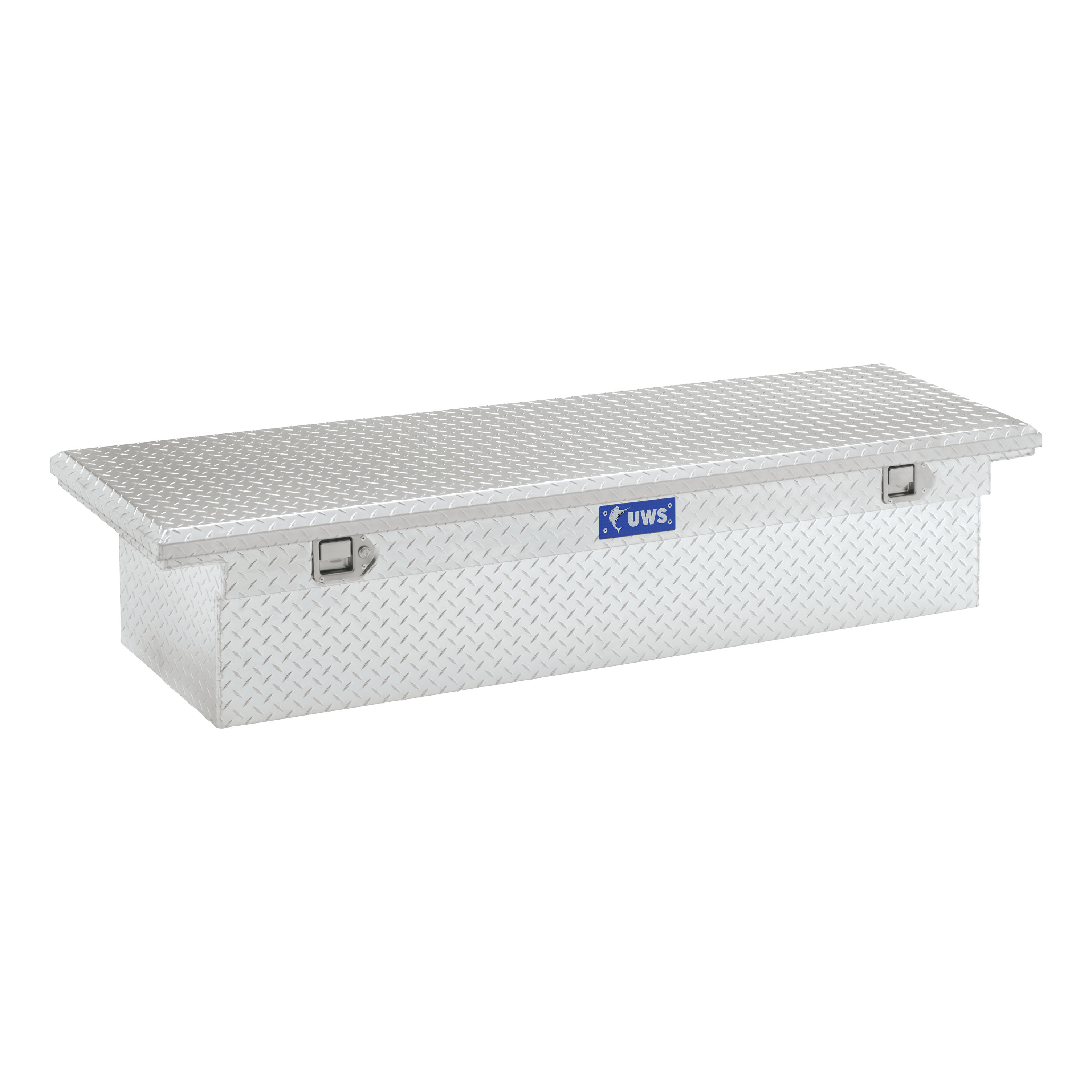 UWS Bright Aluminum 69" Crossover Truck Tool Box, Low Profile (Heavy Packaging) EC10451 thumbnail 0