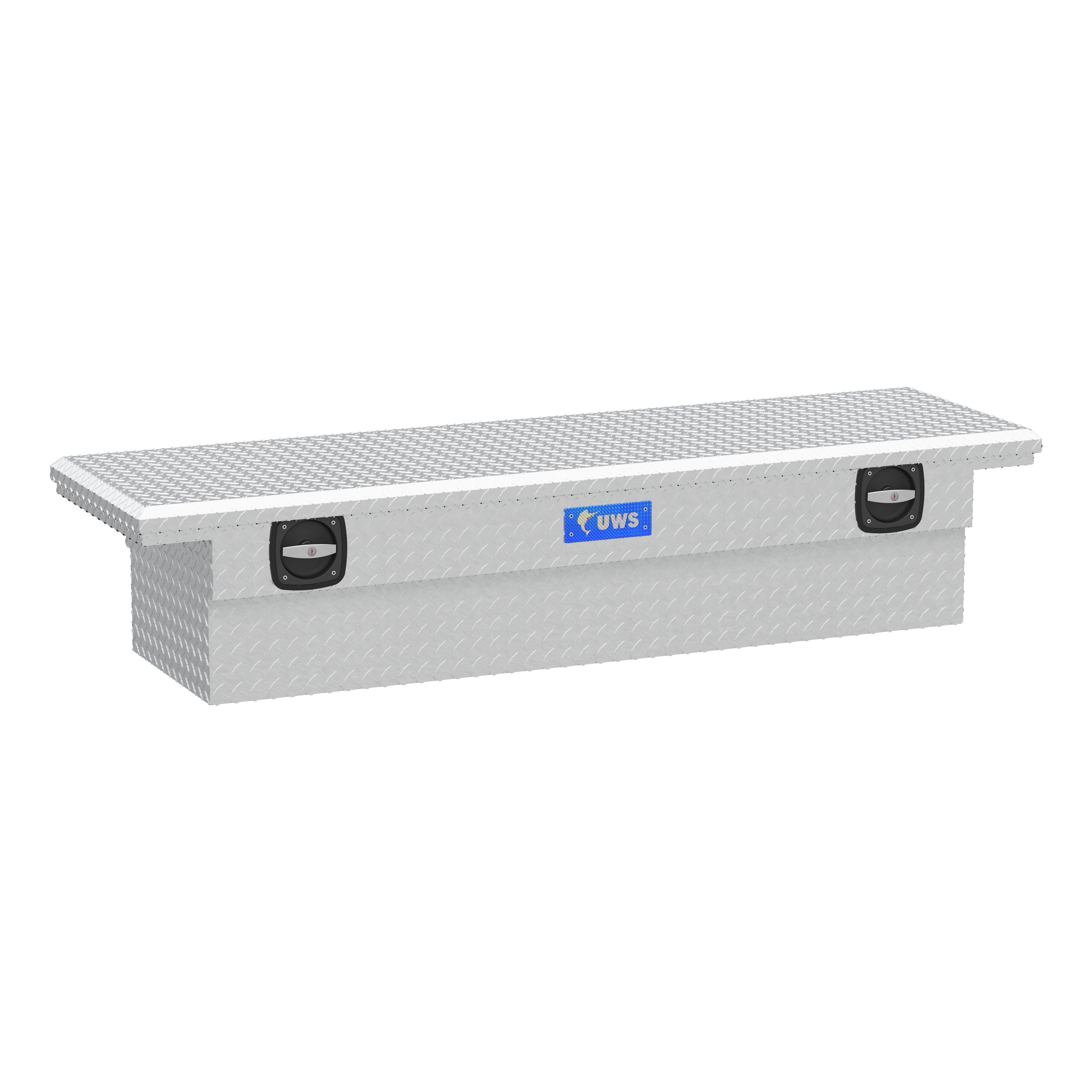 UWS Bright Aluminum 69" Secure Lock Truck Tool Box, Low Profile SL-69-LP thumbnail 0