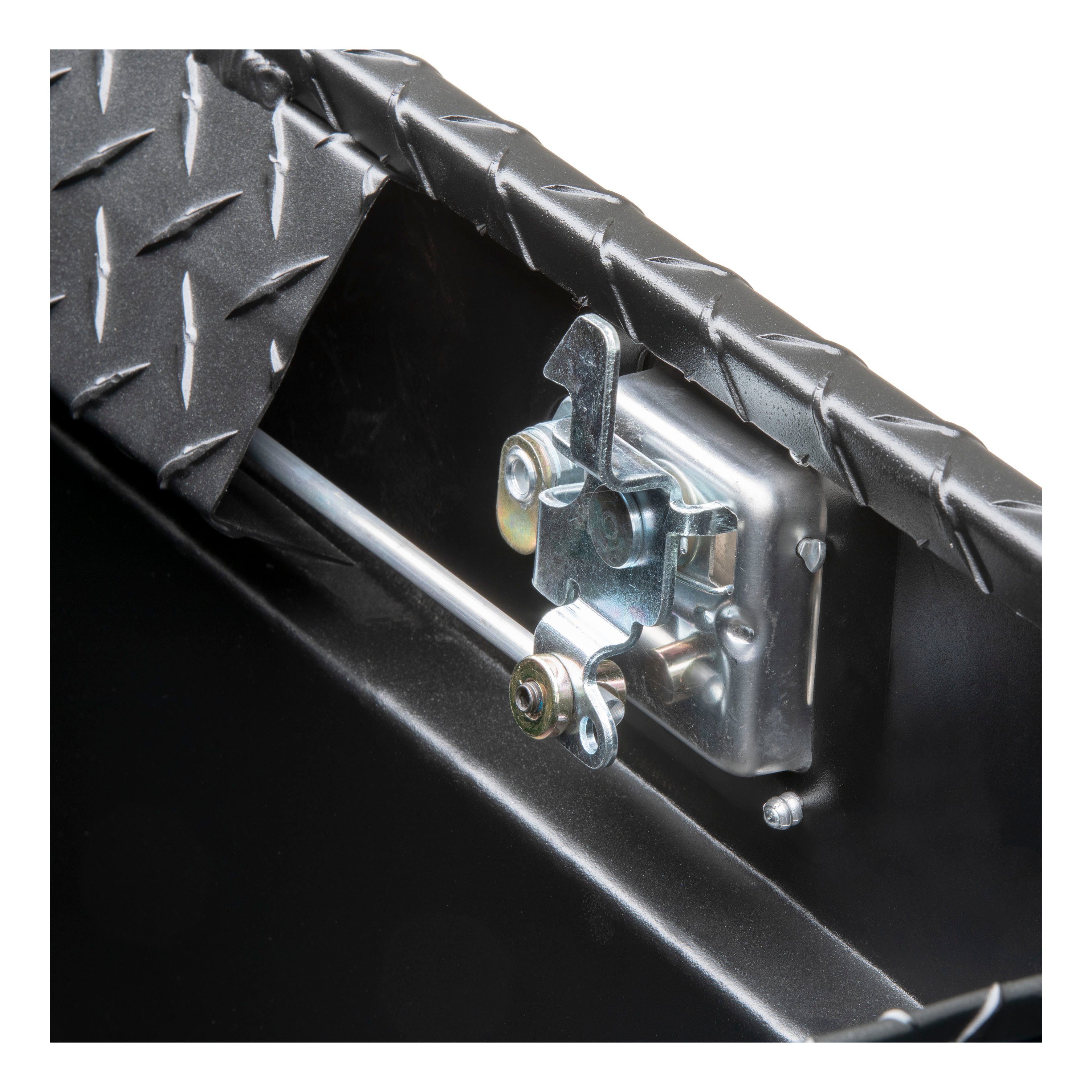 UWS Matte Black 69" Deep Angled Truck Tool Box, Low Profile TBSD-69-A-LP-MB thumbnail 2