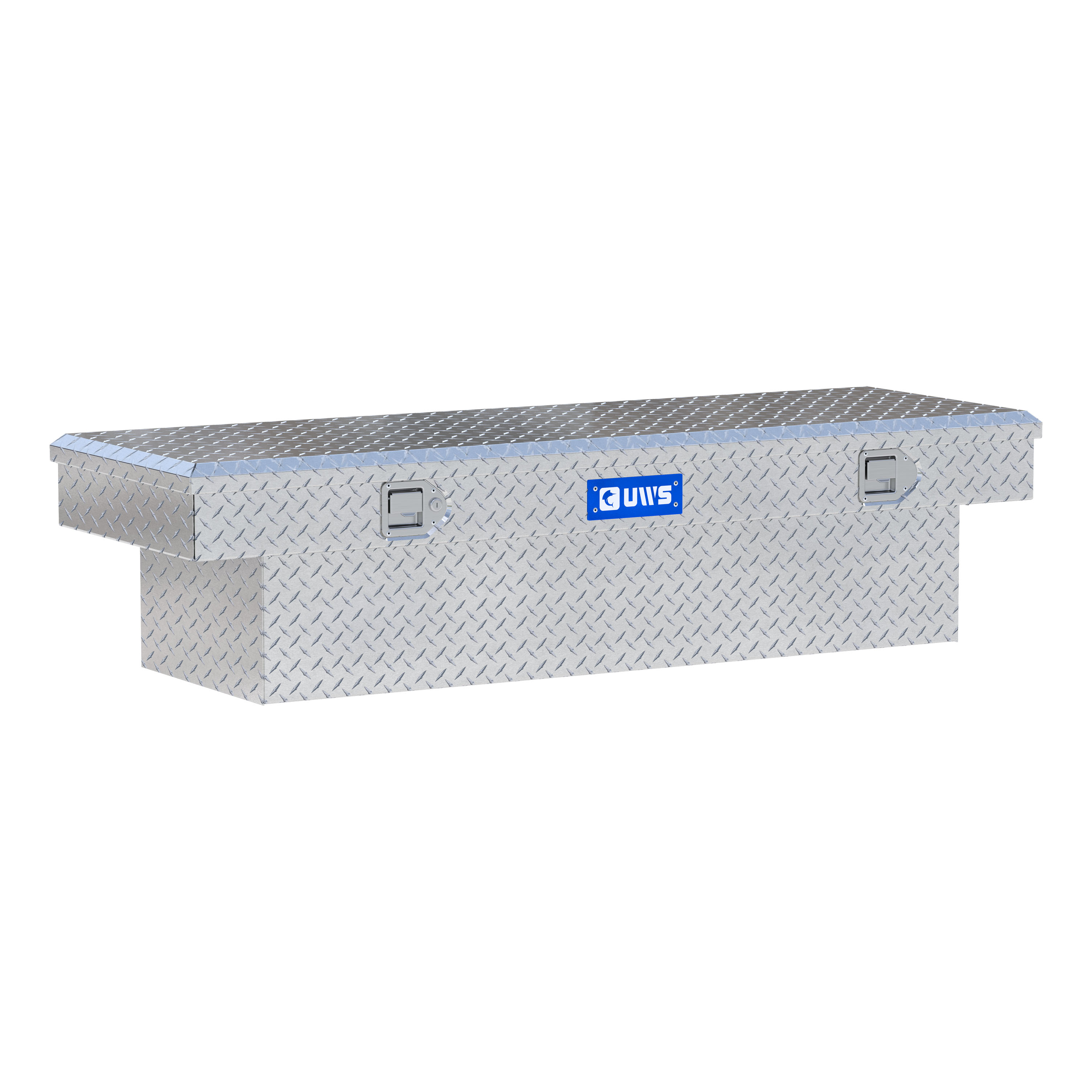 UWS Bright Aluminum 60" Crossover Truck Tool Box TBS-60 thumbnail 0