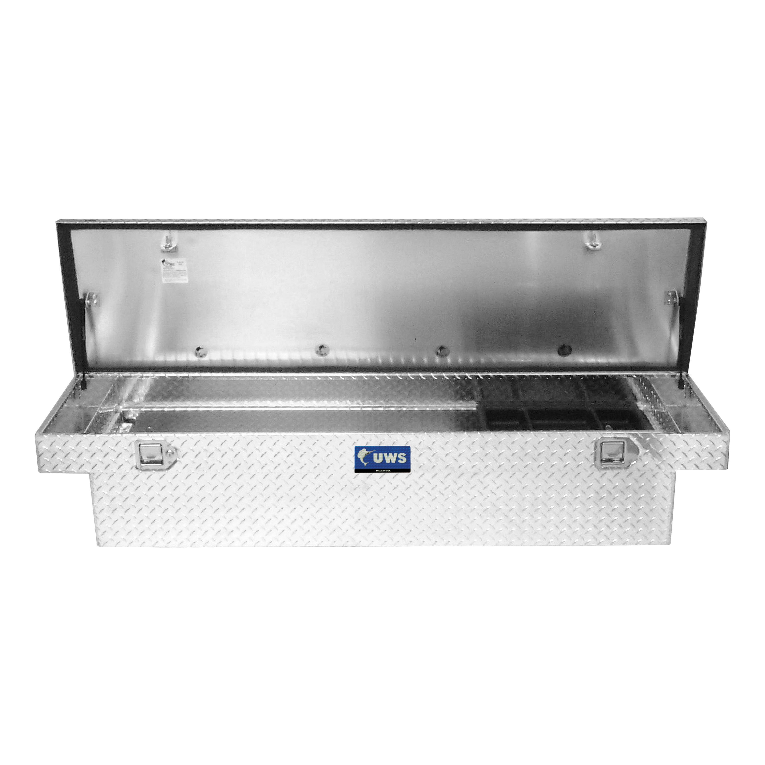 UWS Bright Aluminum 60" Crossover Truck Tool Box TBS-60 thumbnail 3