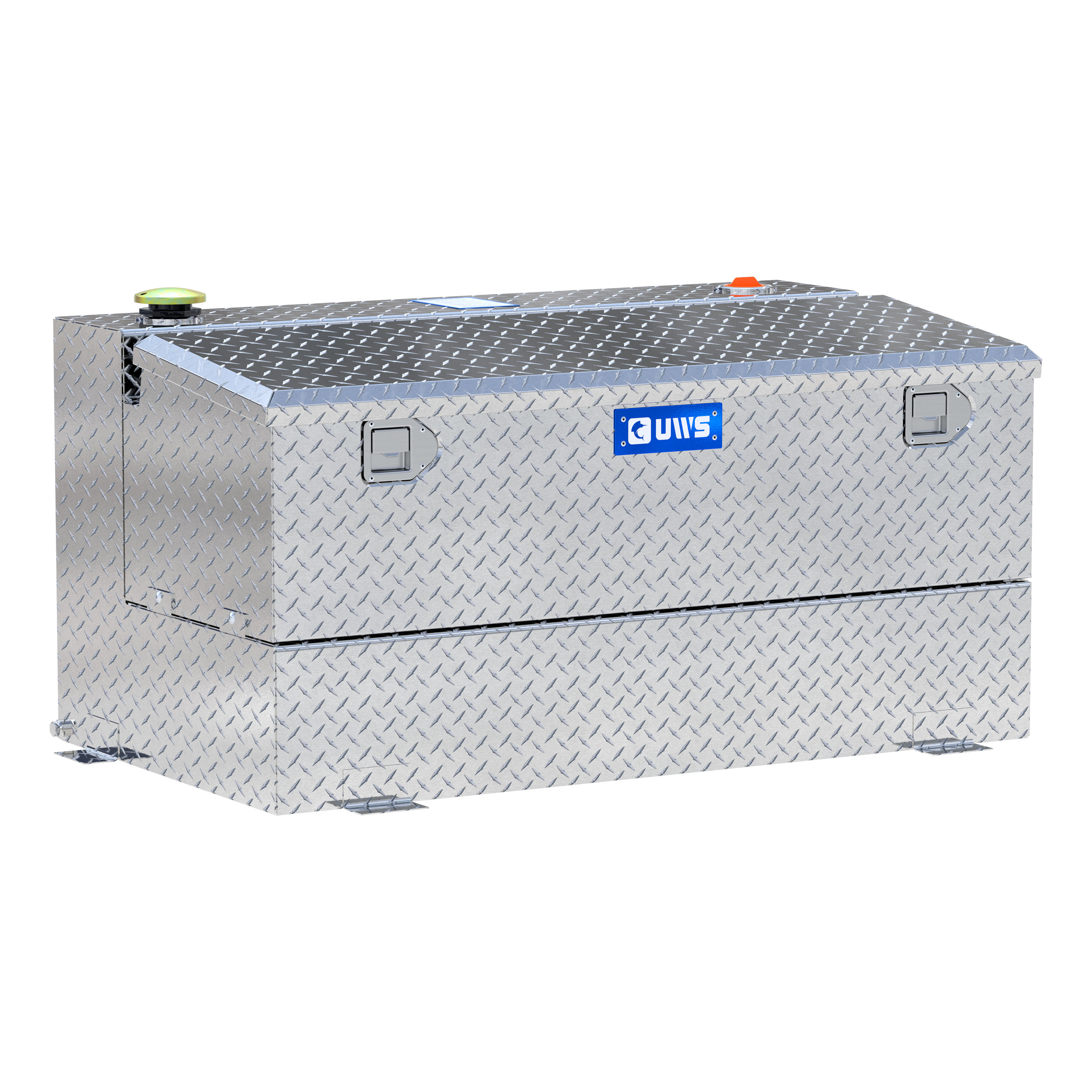 UWS 75-Gallon Combo Bright Aluminum Transfer Tank TT-75-COMBO thumbnail 0