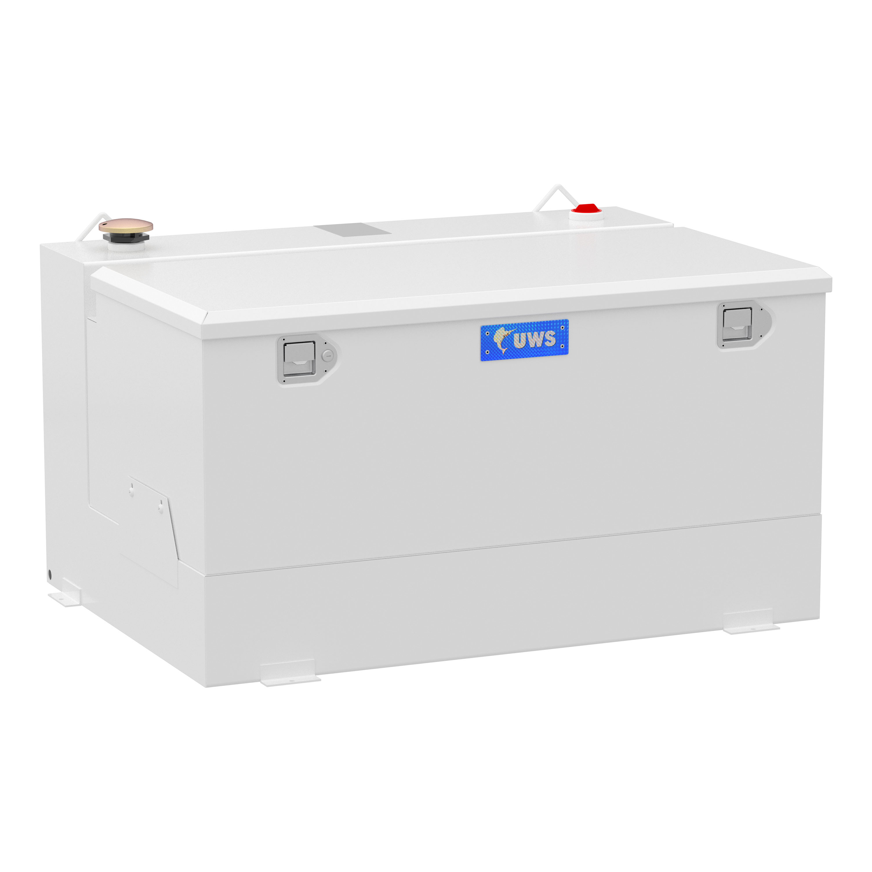 UWS White 85-Gallon Steel-Aluminum Combo Transfer Tank ST-85-COMBO-W thumbnail 0