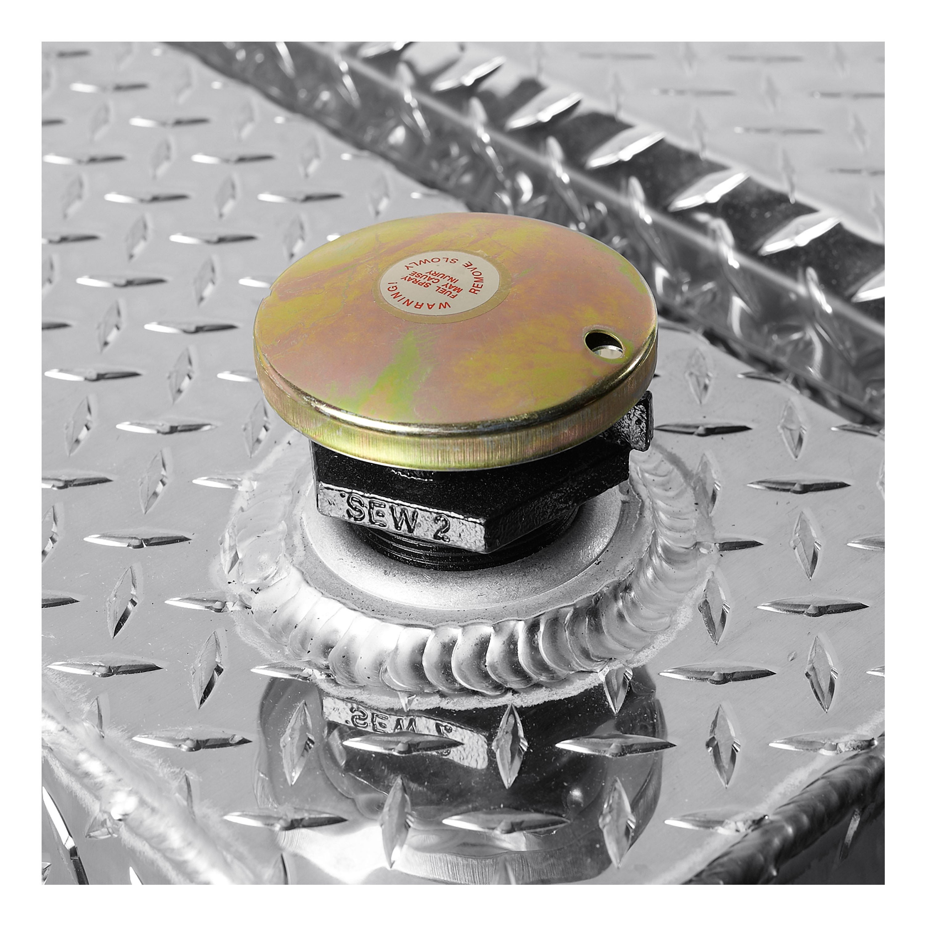 UWS 45-Gallon Combo Bright Aluminum Transfer Tank TT-45-COMBO thumbnail 8