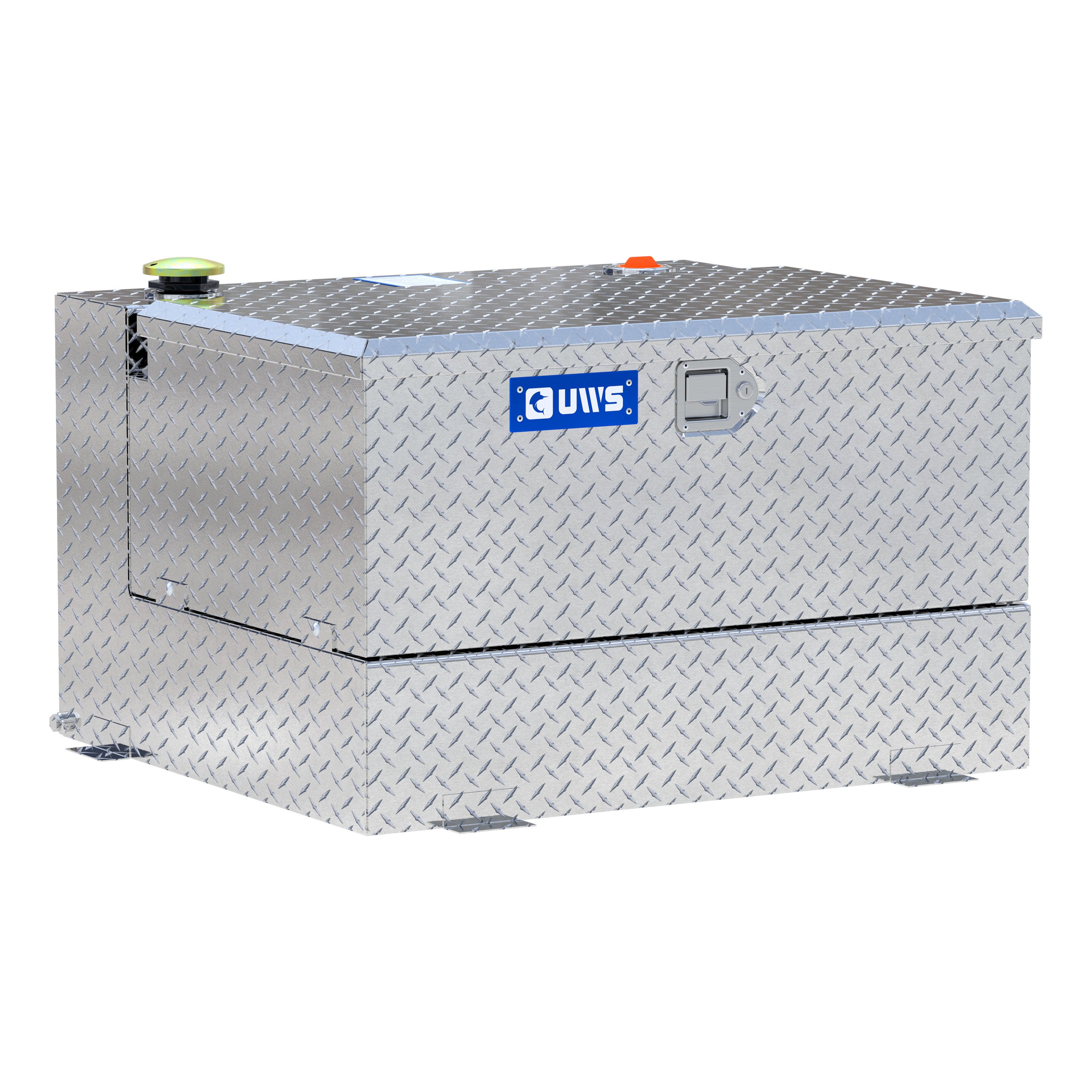 UWS 50-Gallon Combo Bright Aluminum Transfer Tank TT-50-COMBO thumbnail 0