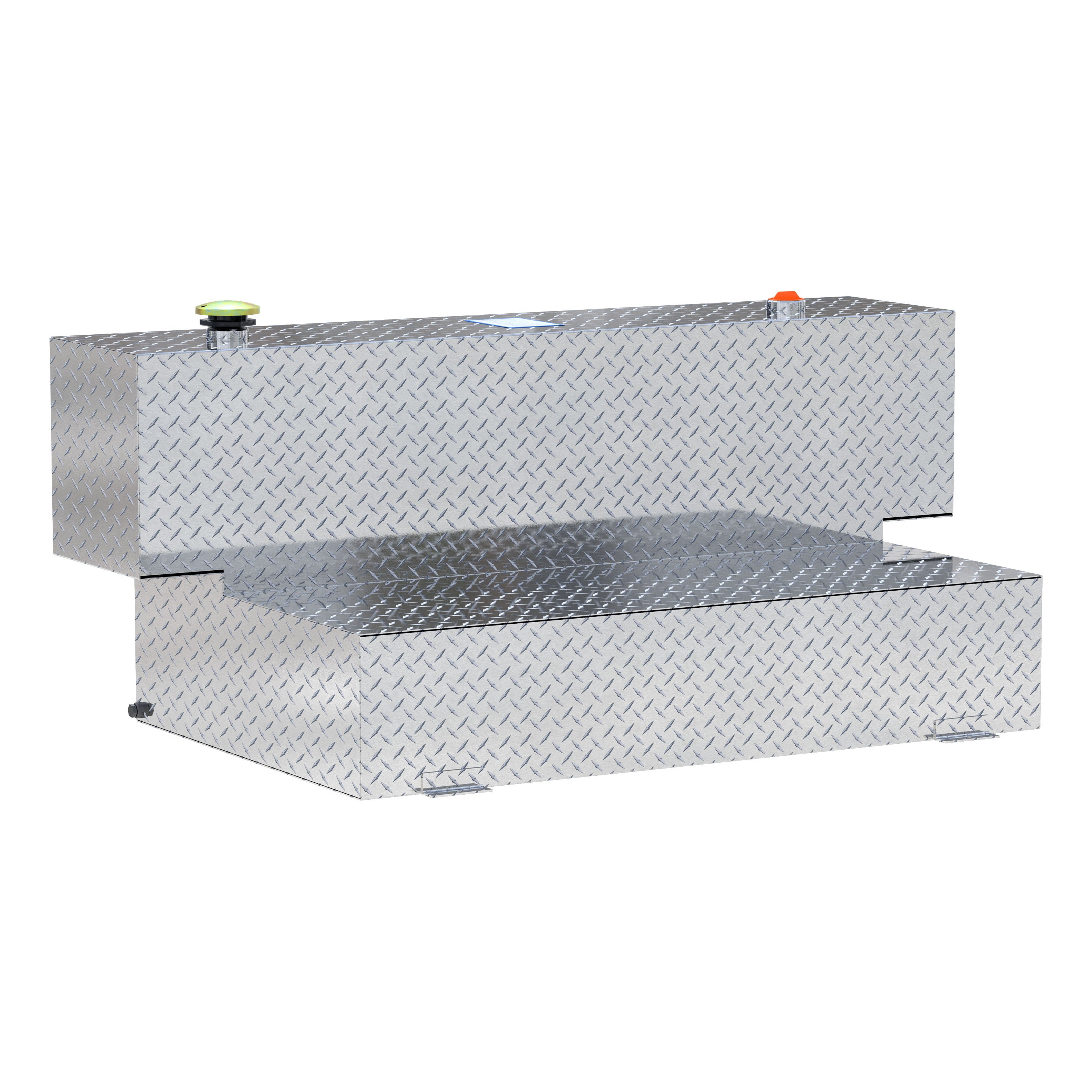 UWS Hammerhead-Style 100-Gallon Bright Aluminum L-Shape Transfer Tank TT-100HH thumbnail 0
